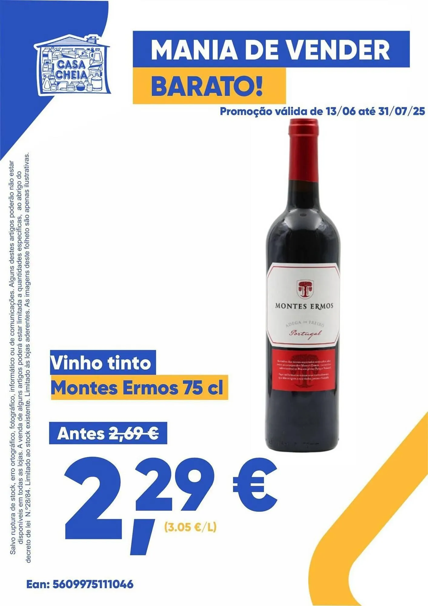 Folheto Folheto Casa Cheia de 13 de junho até 31 de julho 2025 - Pagina 1