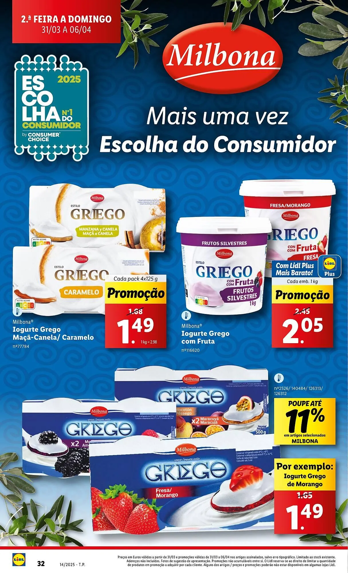 Folheto Folheto Lidl de 31 de março até 6 de abril 2025 - Pagina 32