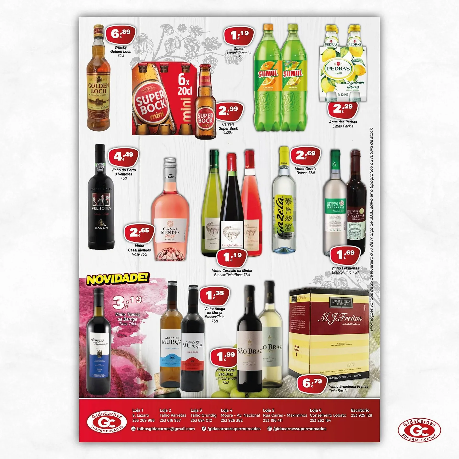 Folheto Folheto GidaCarnes Supermercados de 4 de março até 10 de março 2026 - Pagina 4