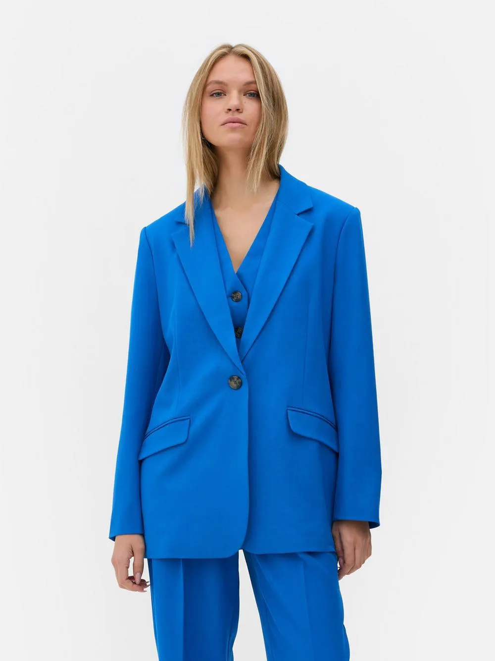 Blazer traçado conjunto coordenado