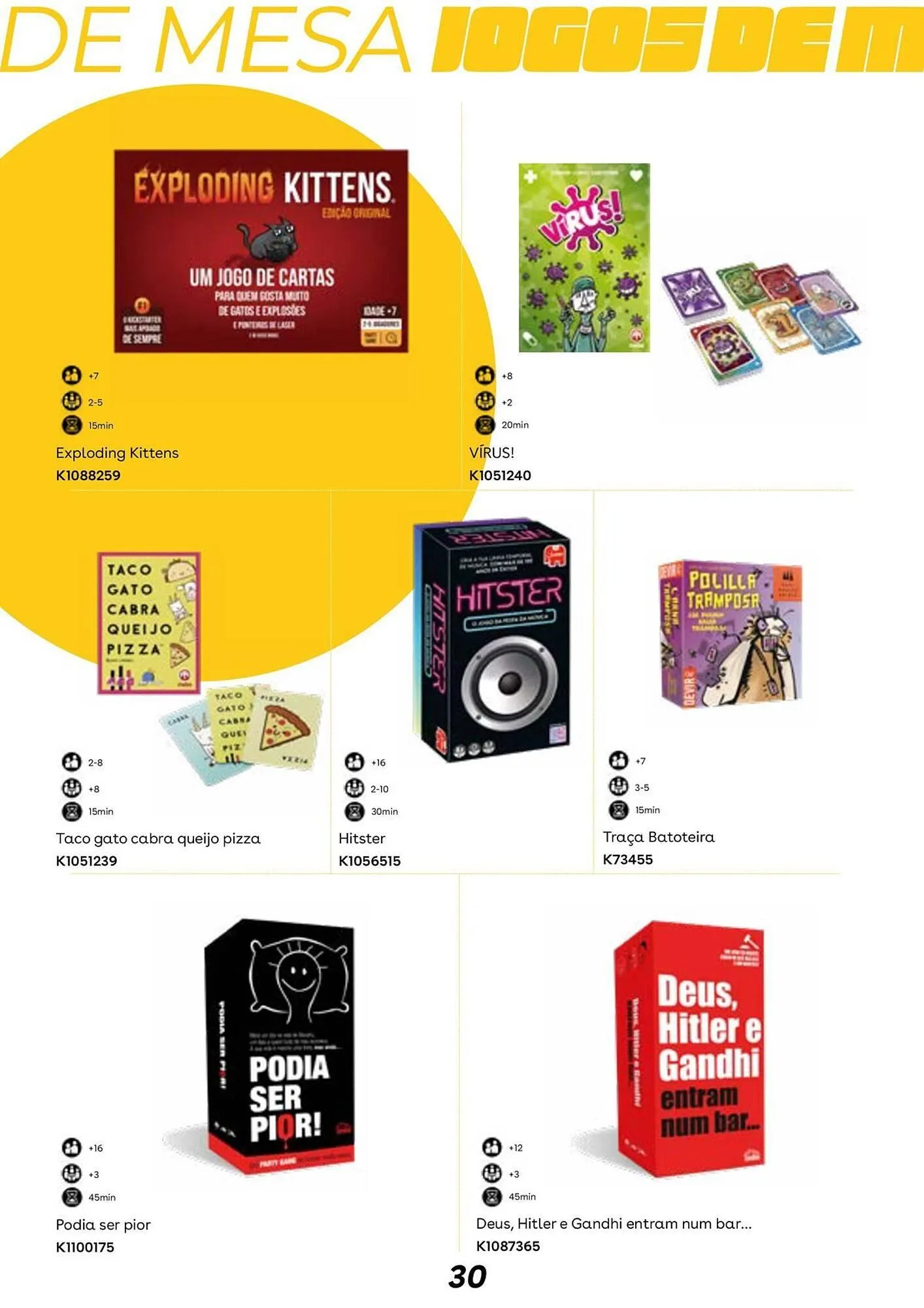 Folheto Catálogo Toys R Us de 10 de dezembro até 1 de janeiro 2026 - Pagina 30