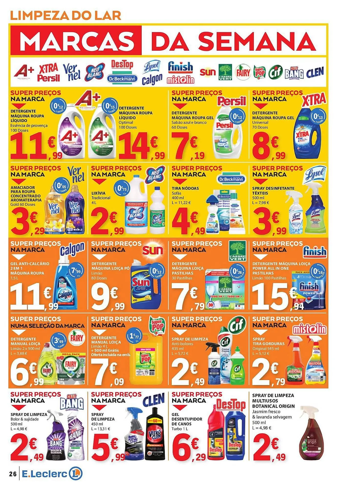 Folheto Folheto E.Leclerc de 13 de março até 19 de março 2025 - Pagina 26
