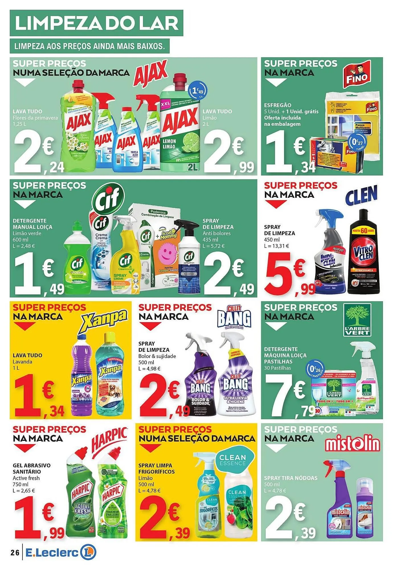 Folheto Folheto E.Leclerc de 5 de junho até 11 de junho 2025 - Pagina 26