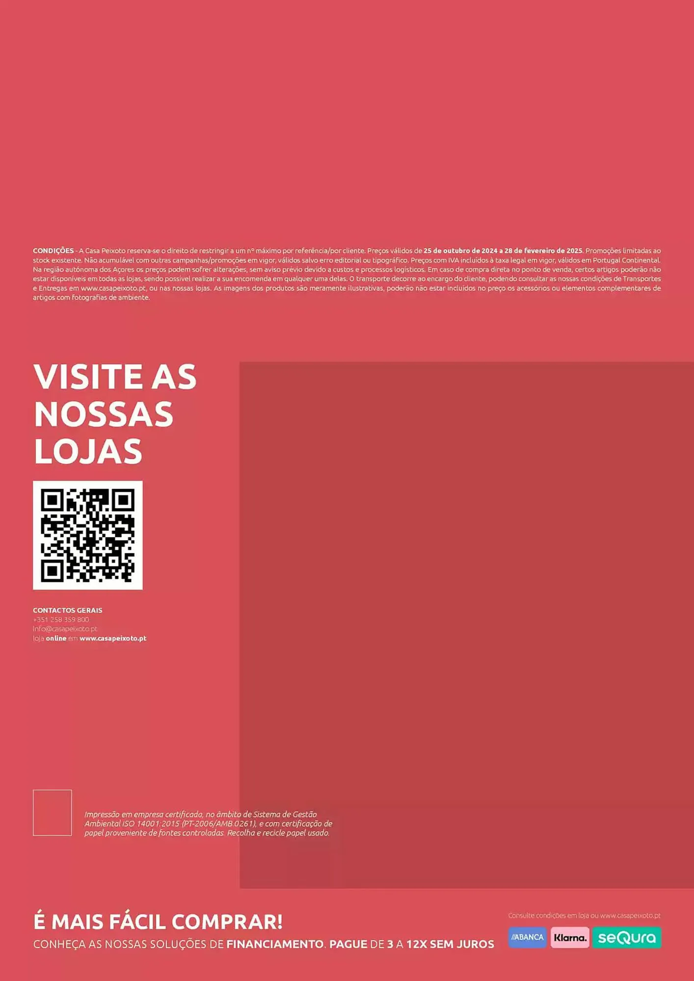 Folheto Folheto Casa Peixoto de 1 de novembro até 28 de fevereiro 2025 - Pagina 25