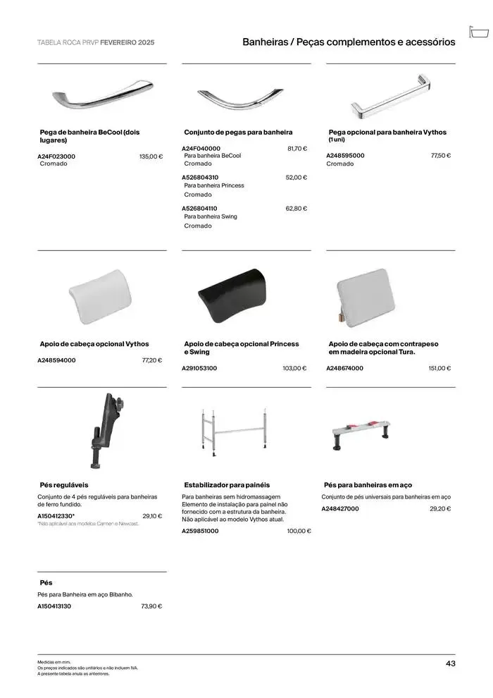 Folheto Soluções de Banho  de 6 de janeiro até 31 de dezembro 2025 - Pagina 45