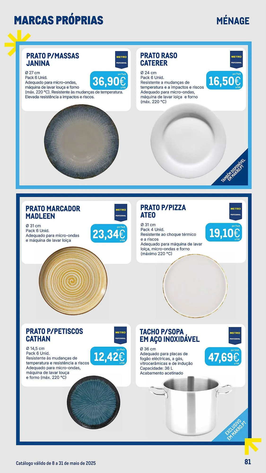 Folheto Folheto Makro de 8 de maio até 31 de maio 2025 - Pagina 81