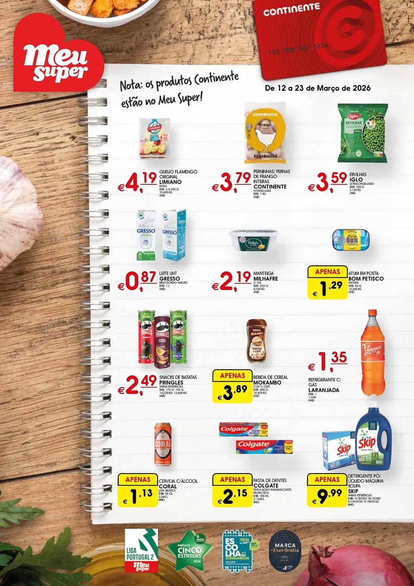 Folheto Folheto Meu Super de 12 de março até 23 de março 2026 - Pagina 1