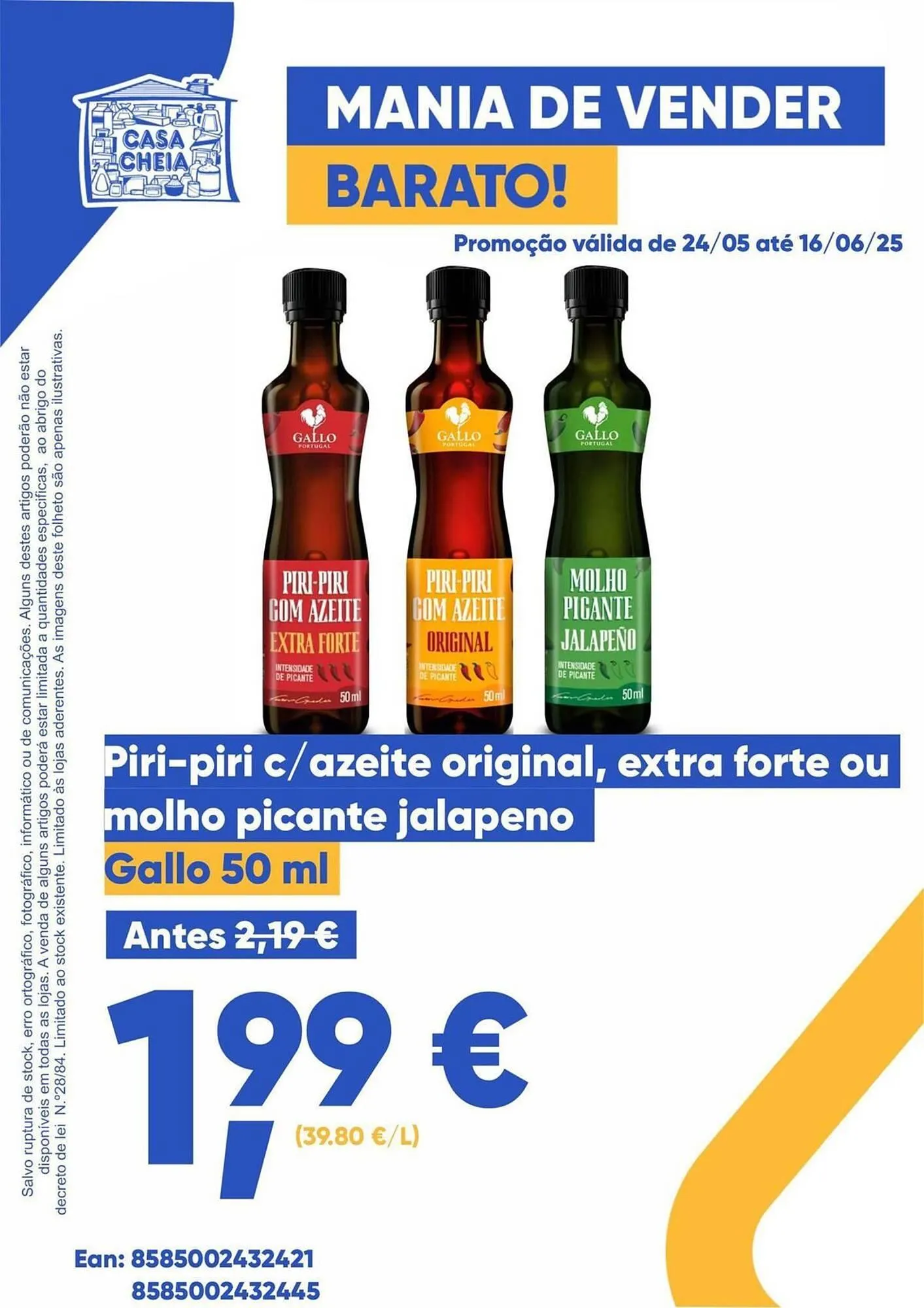 Folheto Folheto Casa Cheia de 24 de maio até 16 de junho 2025 - Pagina 1