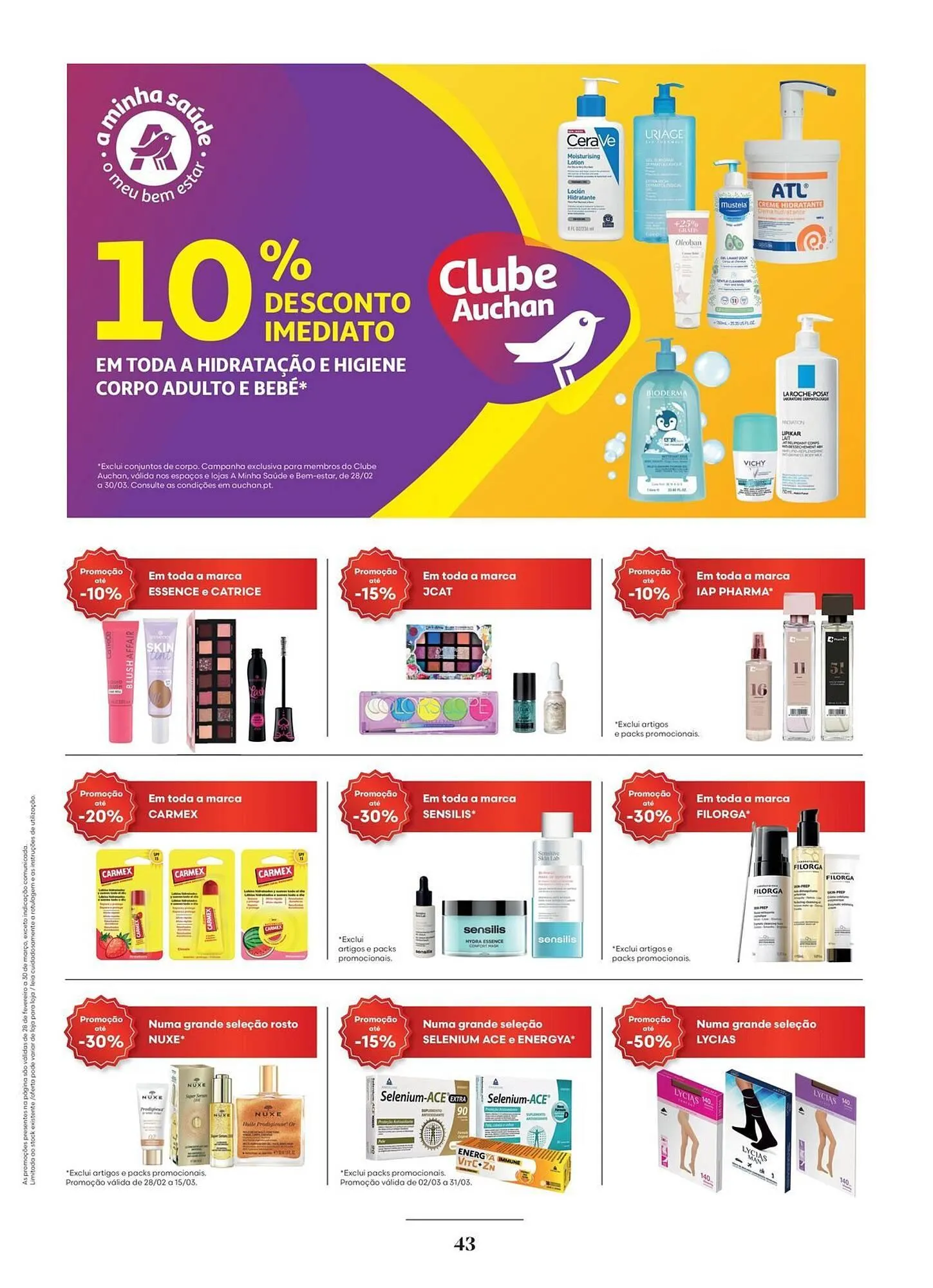 Folheto Folheto Auchan de 27 de fevereiro até 31 de março 2025 - Pagina 43
