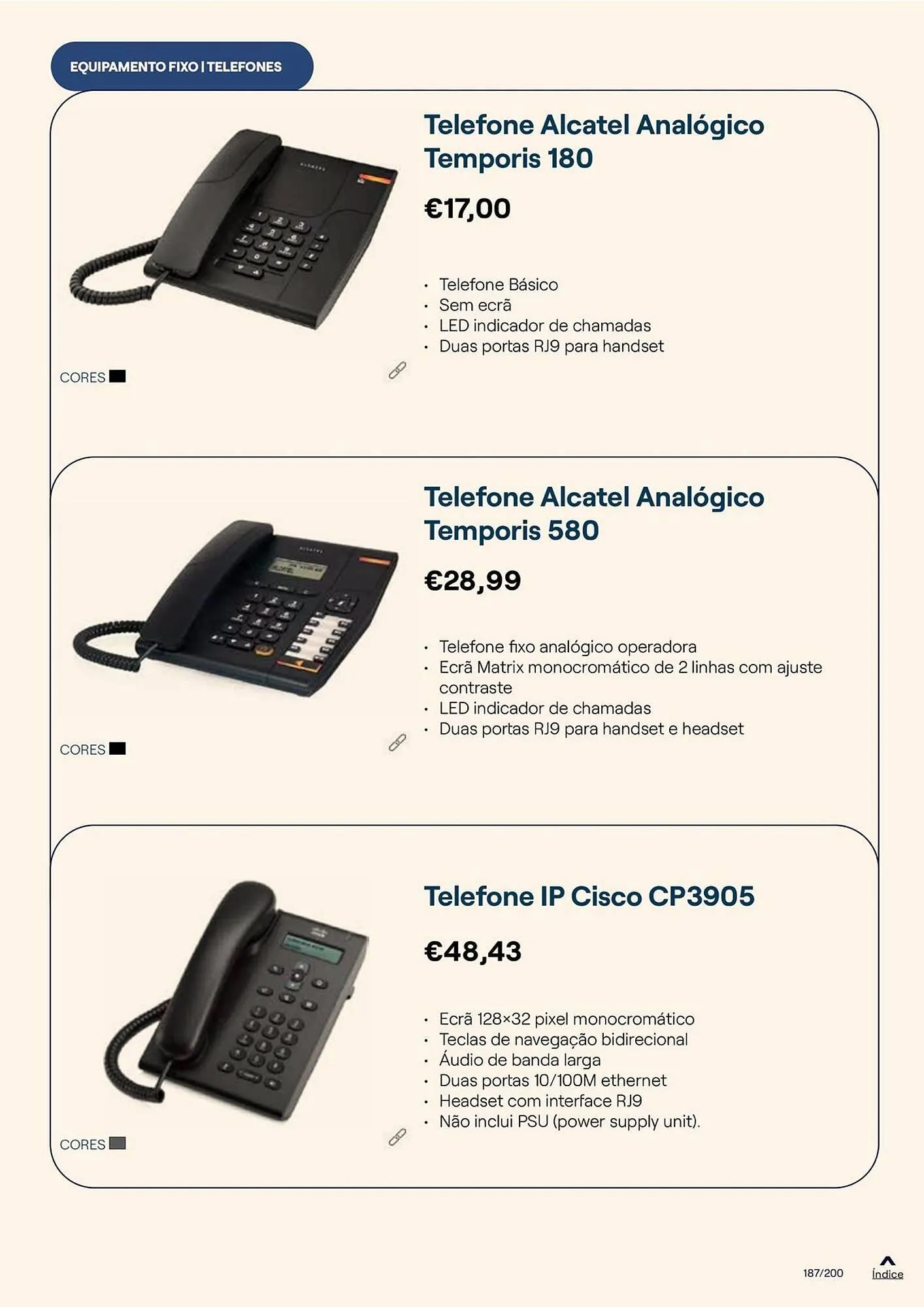 Folheto Catálogo MEO de 25 de setembro até 30 de setembro 2025 - Pagina 187