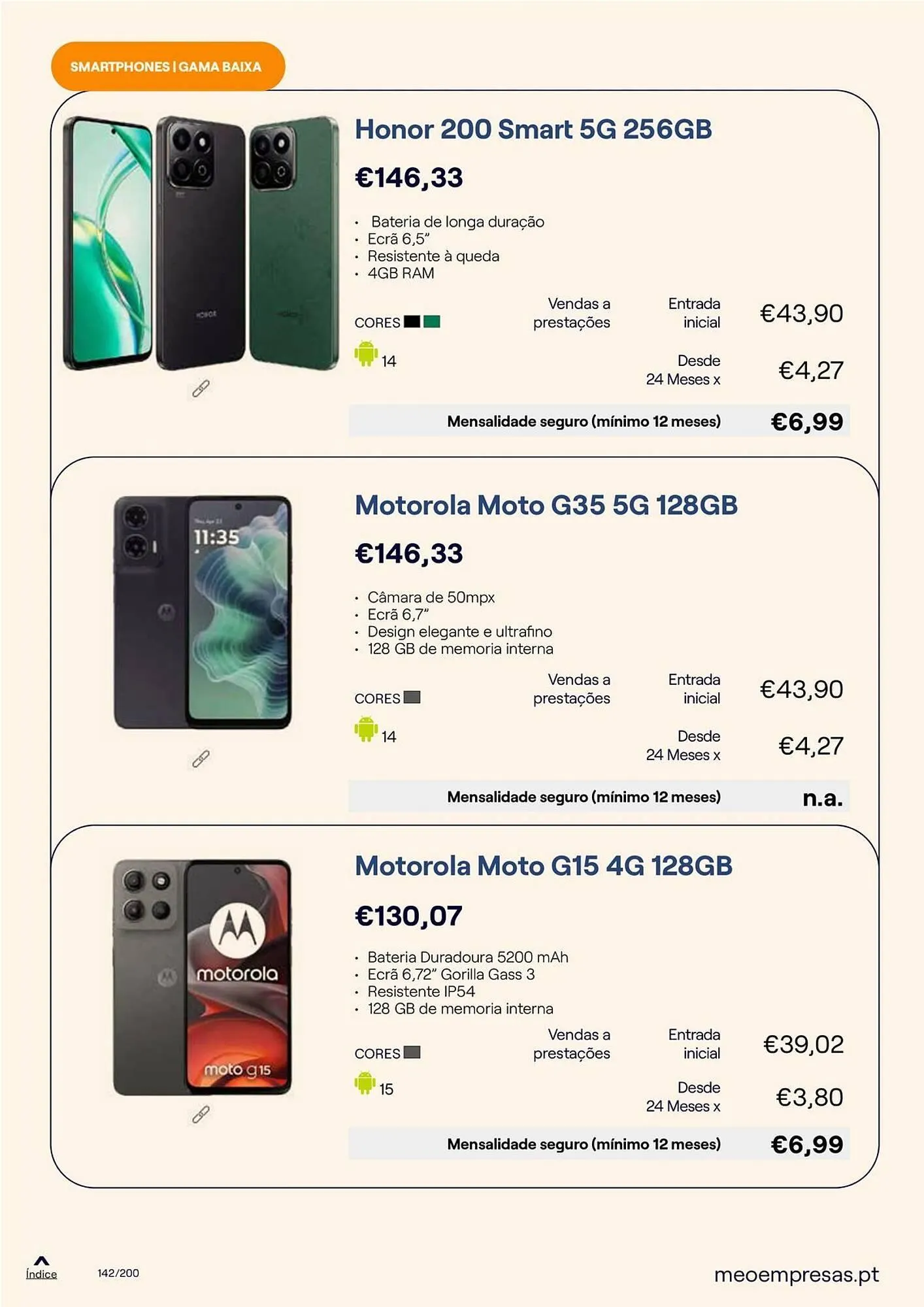 Folheto Catálogo MEO de 25 de setembro até 30 de setembro 2025 - Pagina 142