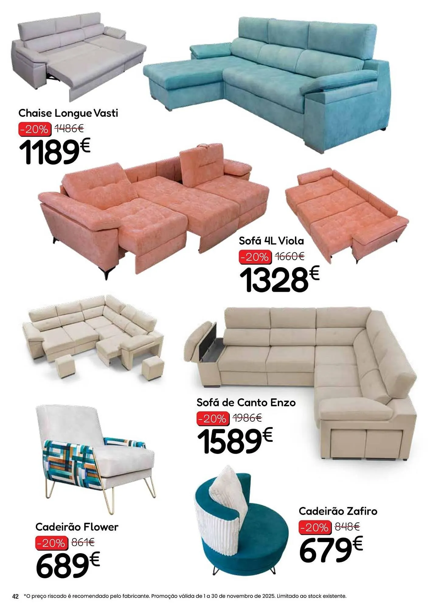 Folheto Folheto Hiper Centro do Móvel de 4 de novembro até 30 de novembro 2025 - Pagina 42