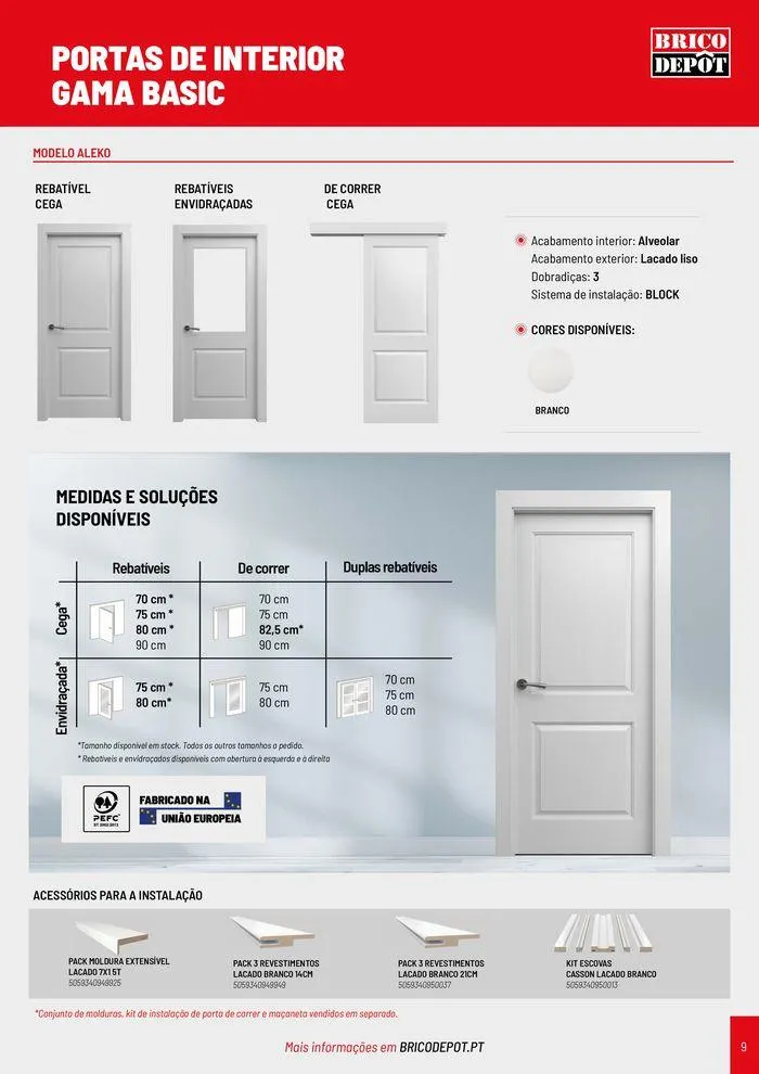 Folheto Catálogo de Portas e Janelas de 8 de agosto até 31 de dezembro 2024 - Pagina 9