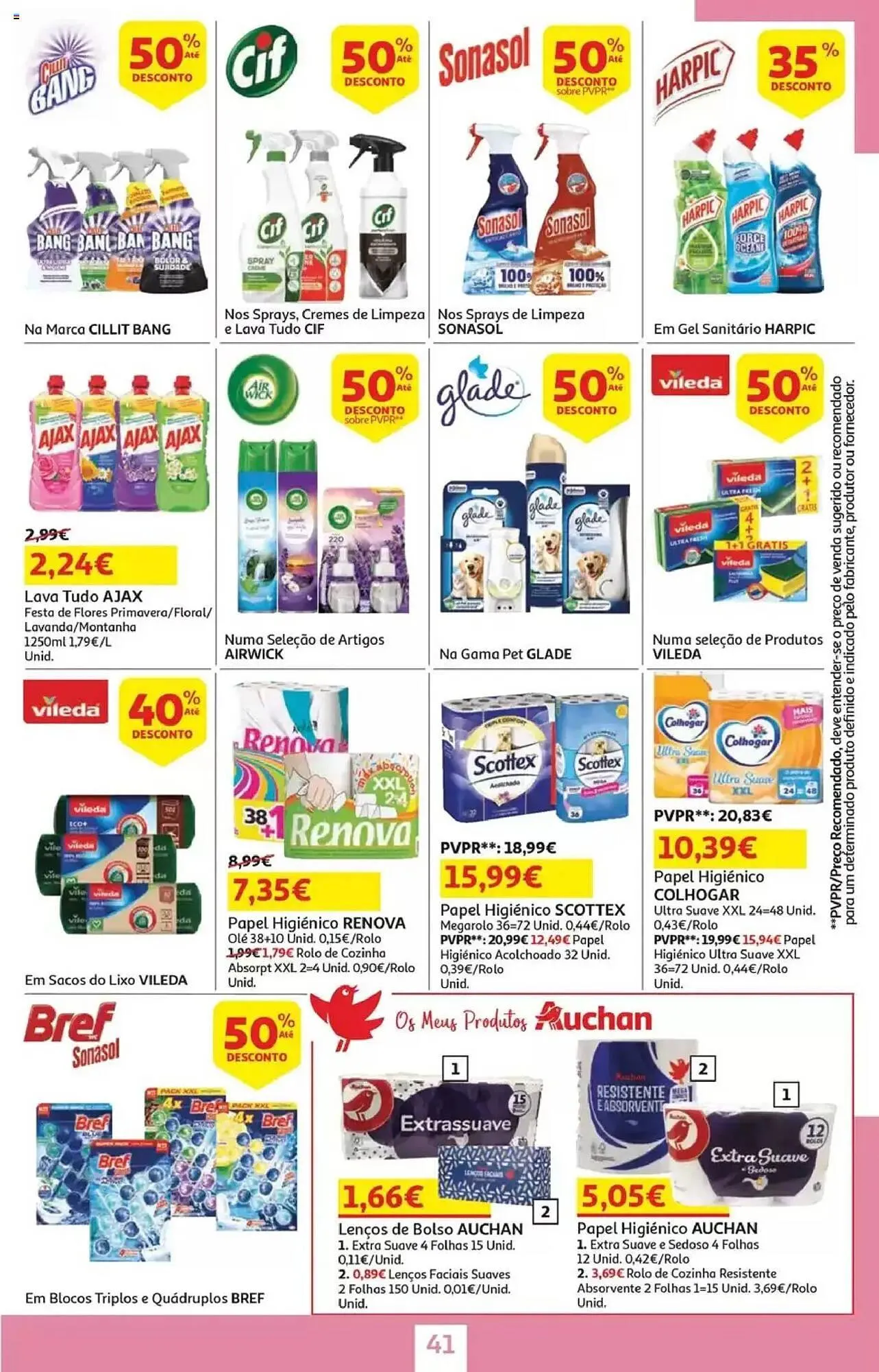 Folheto Folheto Auchan de 11 de abril até 20 de abril 2025 - Pagina 41