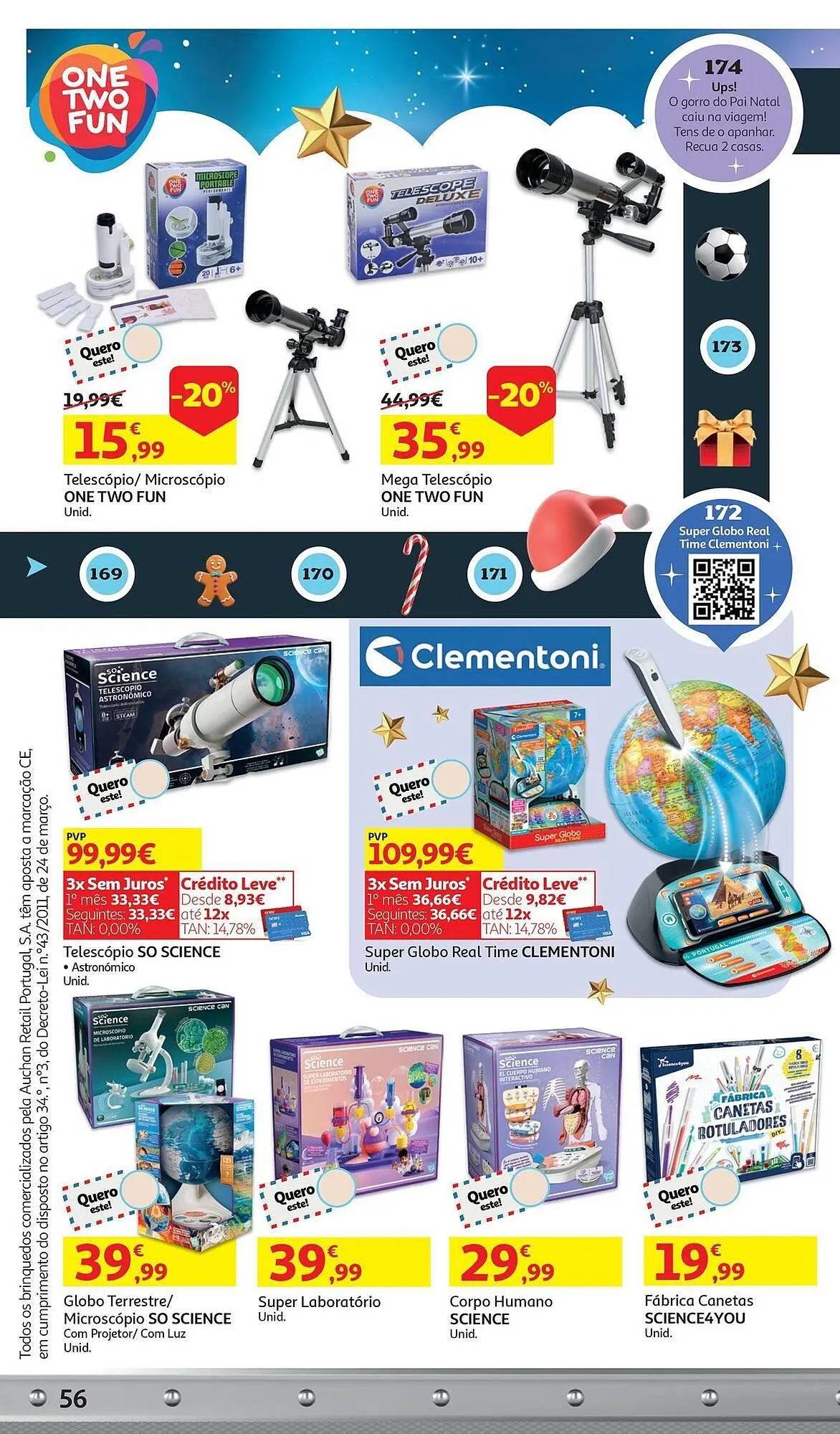 Folheto Folheto Auchan de 5 de novembro até 9 de dezembro 2025 - Pagina 56