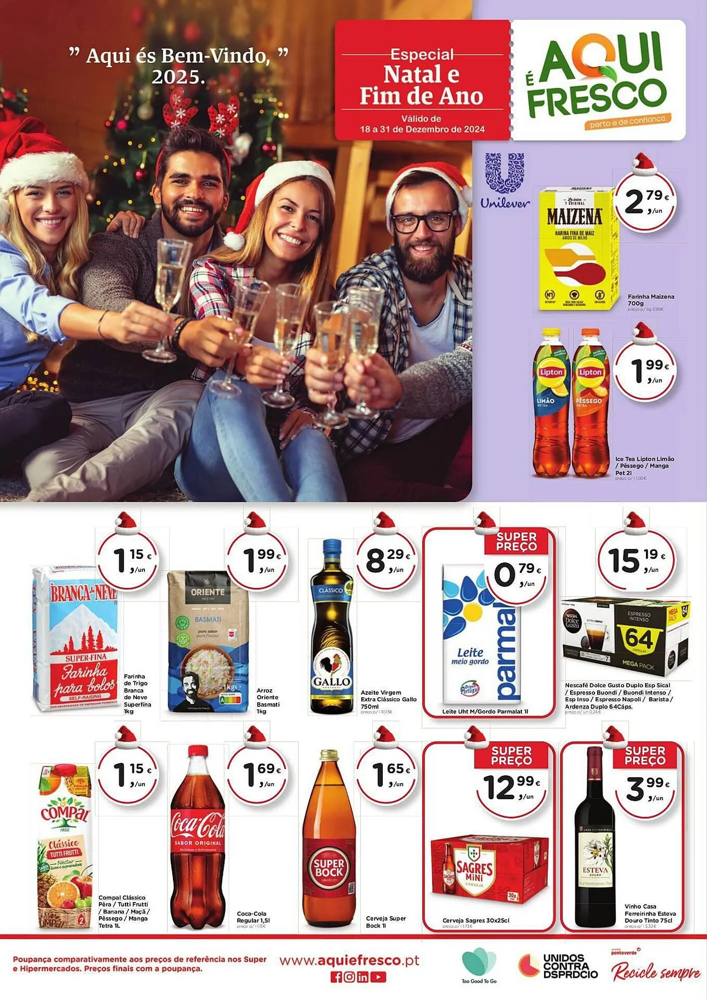 Folheto Aqui é fresco - 1