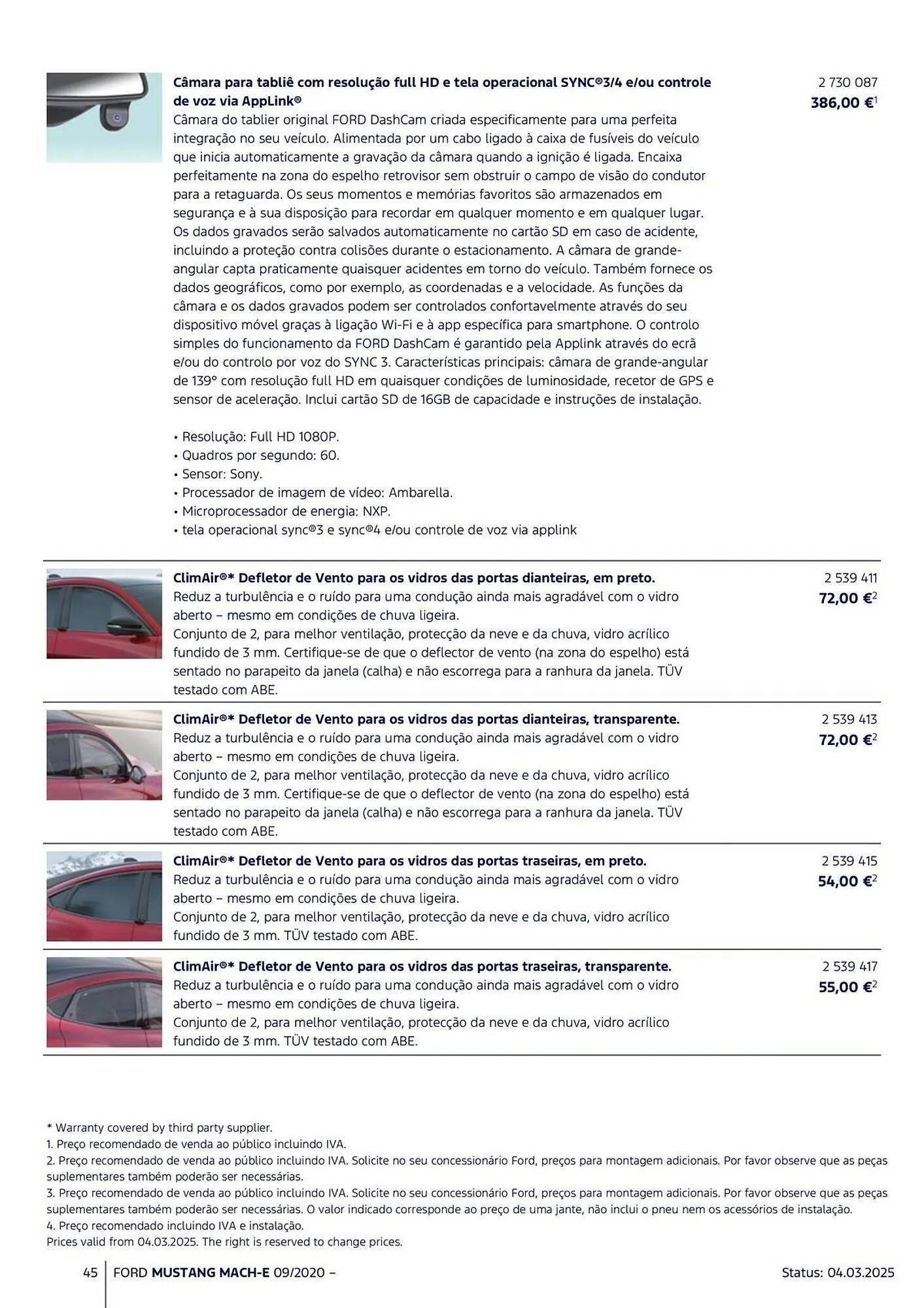 Folheto Folheto Ford de 18 de março até 31 de agosto 2025 - Pagina 45