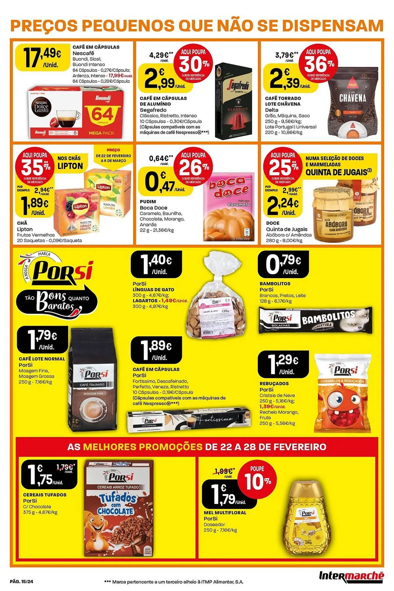 Folheto Folheto Intermarché de 22 de fevereiro até 28 de fevereiro 2024 - Pagina 15