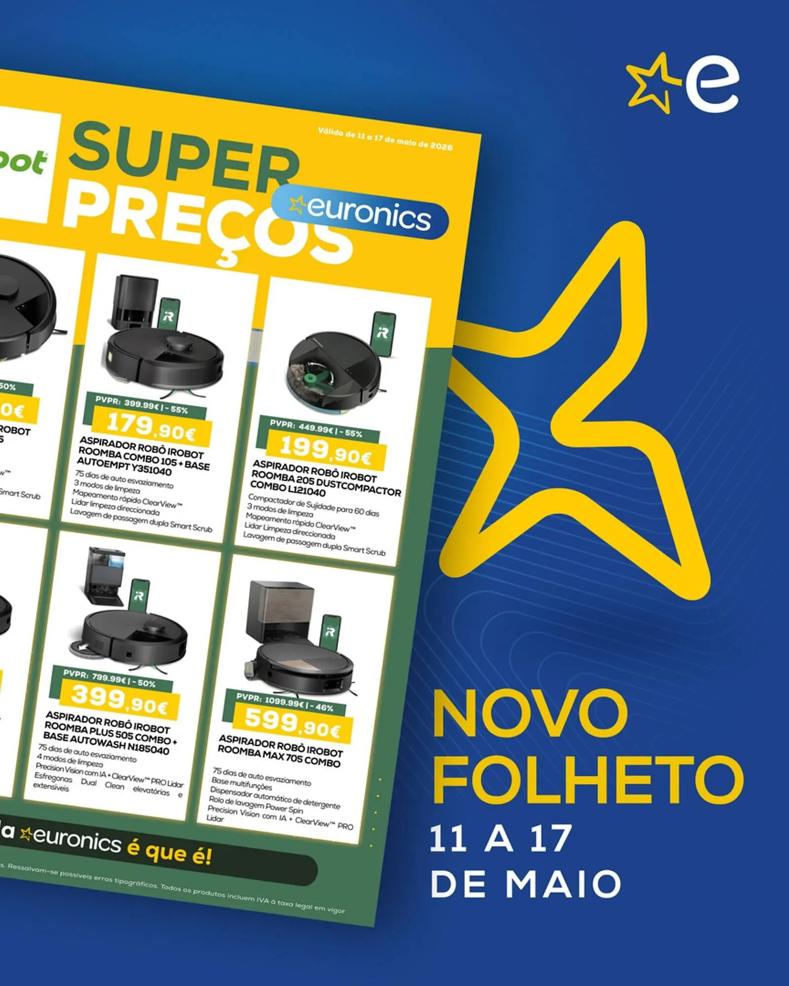 Folheto Folheto Euronics de 11 de maio até 17 de maio 2026 - Pagina 1