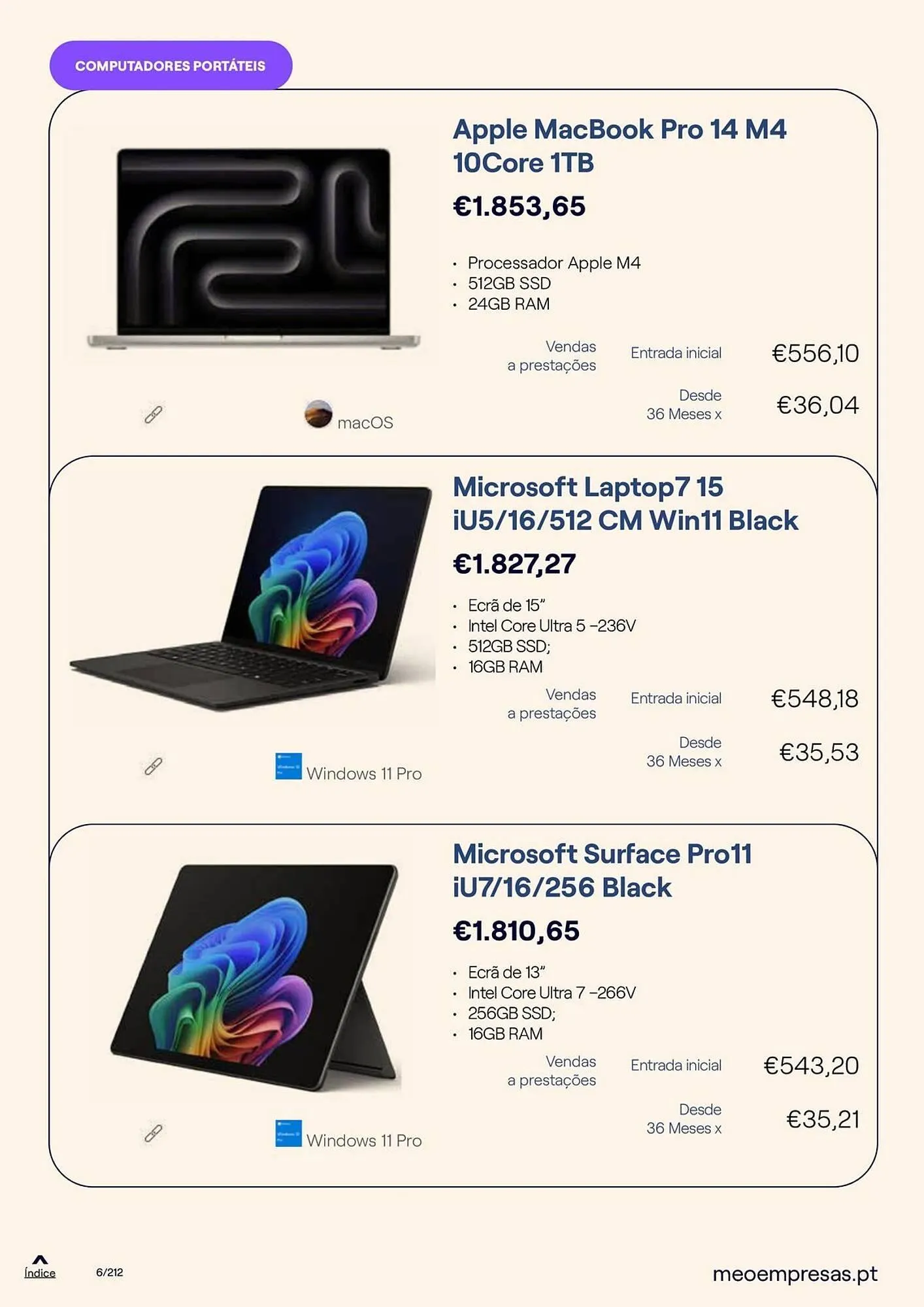 Folheto Catálogo MEO de 20 de outubro até 31 de dezembro 2025 - Pagina 6