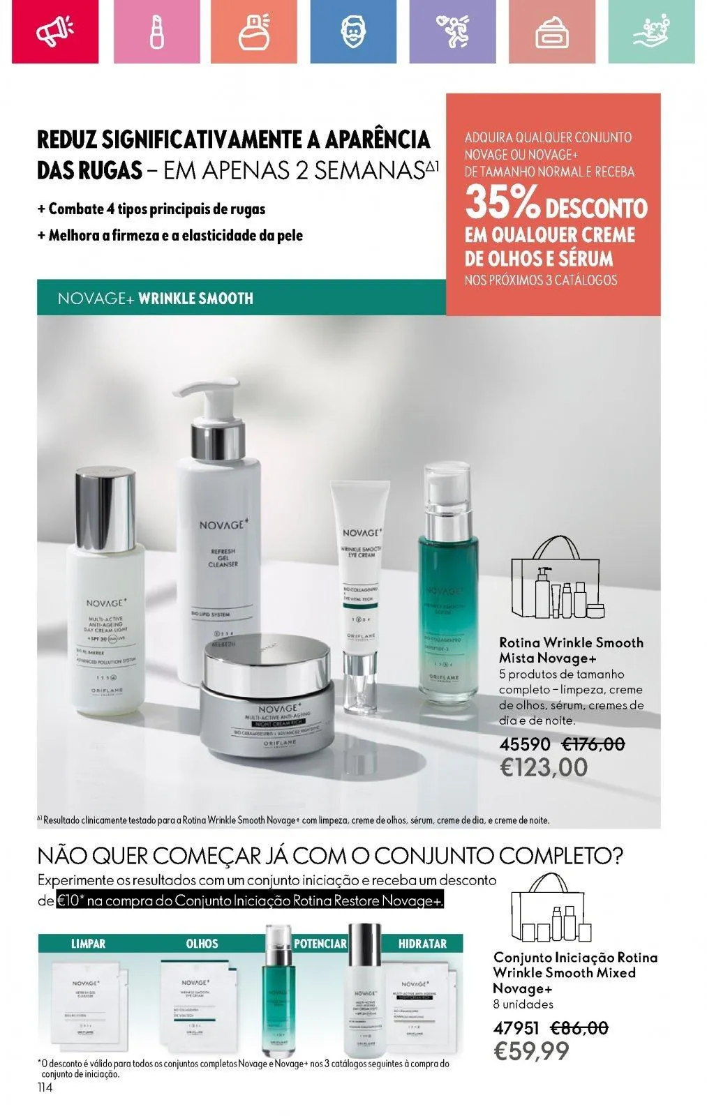 Folheto Folheto de Oriflame até 05.07.2025 de 18 de junho até 5 de julho 2025 - Pagina 114