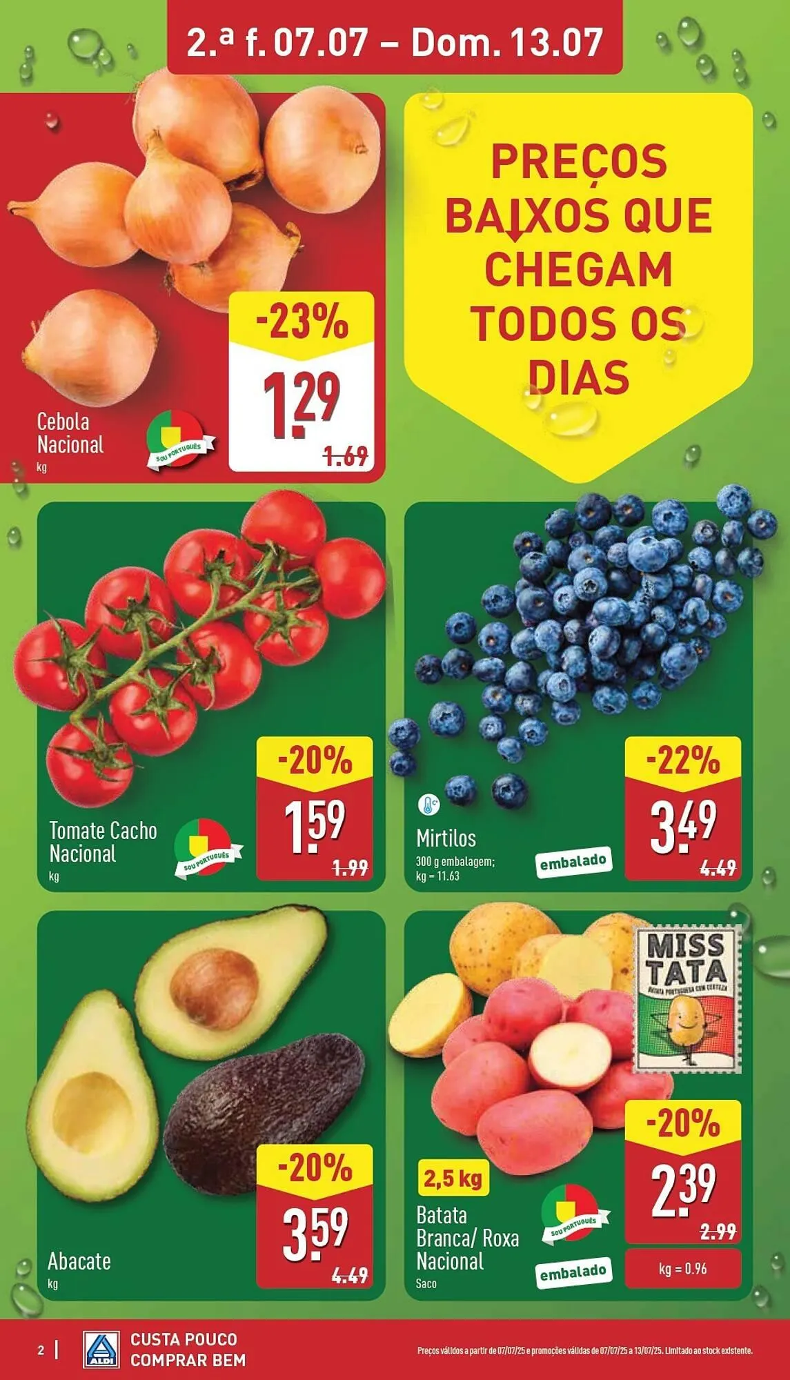 Folheto Folheto ALDI de 7 de julho até 13 de julho 2025 - Pagina 2