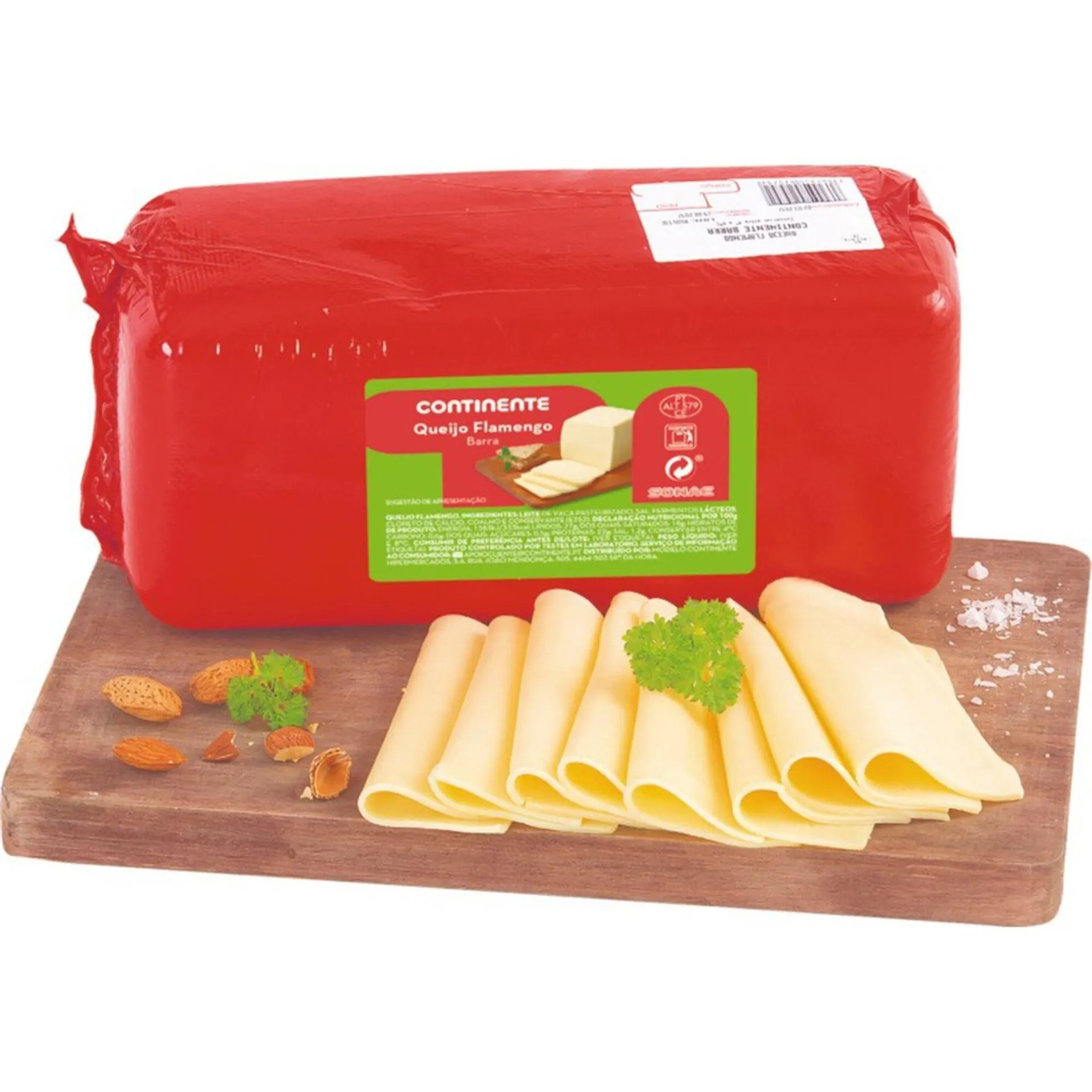 Queijo Flamengo Fatiado no Balcão