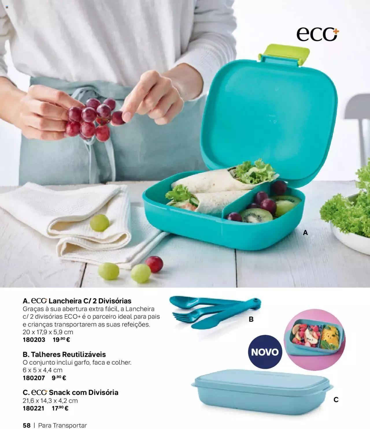 Folheto Tupperware Catálogo de 1 de setembro até 31 de dezembro 2023 - Pagina 58