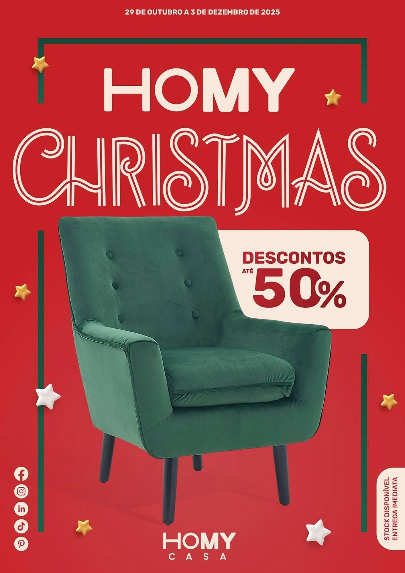 Folheto Folheto Homy Casa de 29 de outubro até 3 de dezembro 2025 - Pagina 1