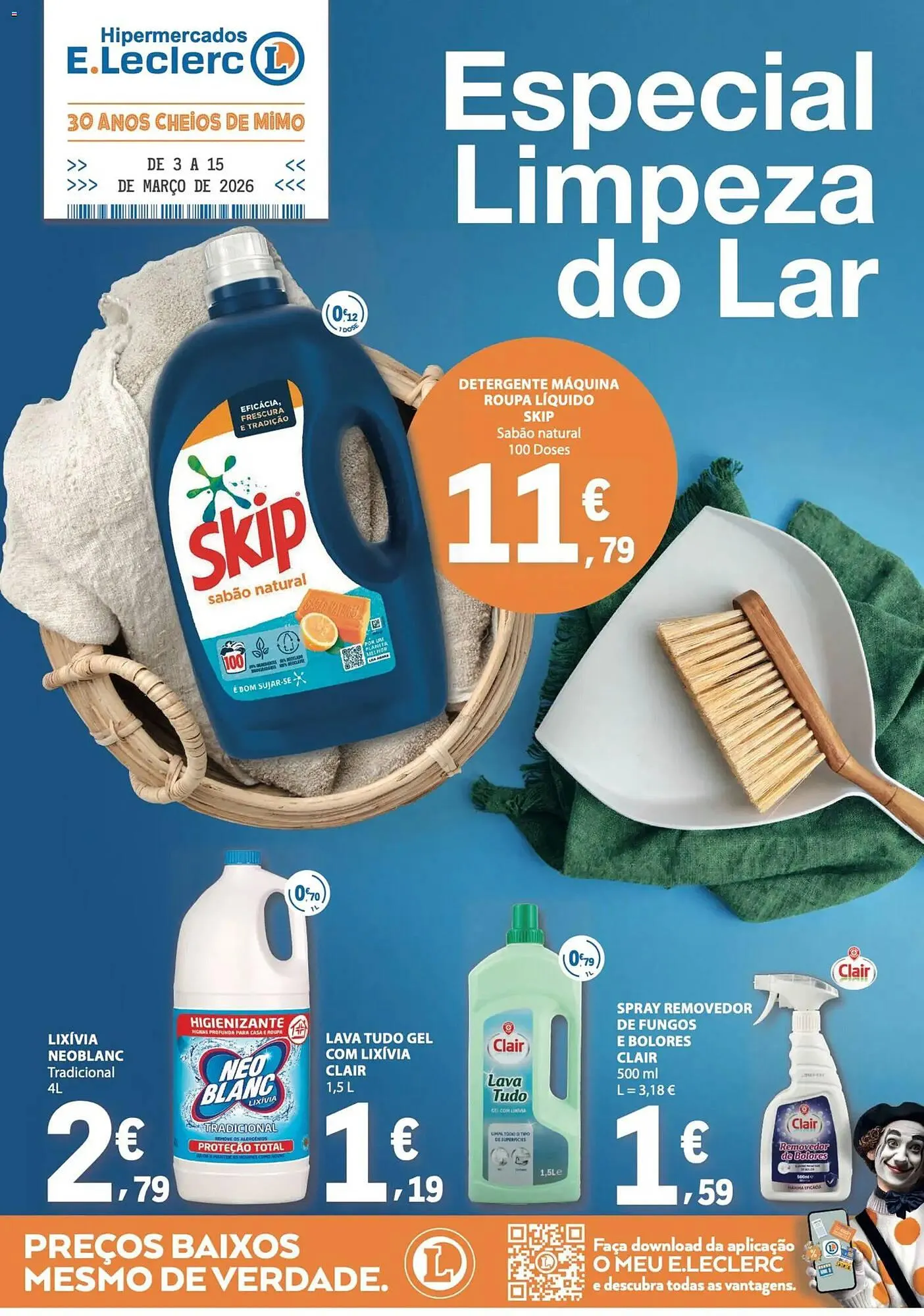 Folheto Folheto E.Leclerc de 3 de março até 16 de março 2026 - Pagina 1