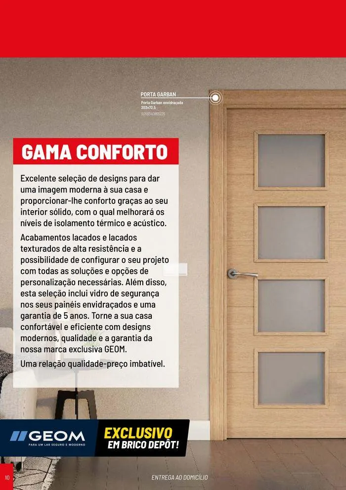 Folheto Catálogo de Portas e Janelas de 8 de agosto até 31 de dezembro 2024 - Pagina 10