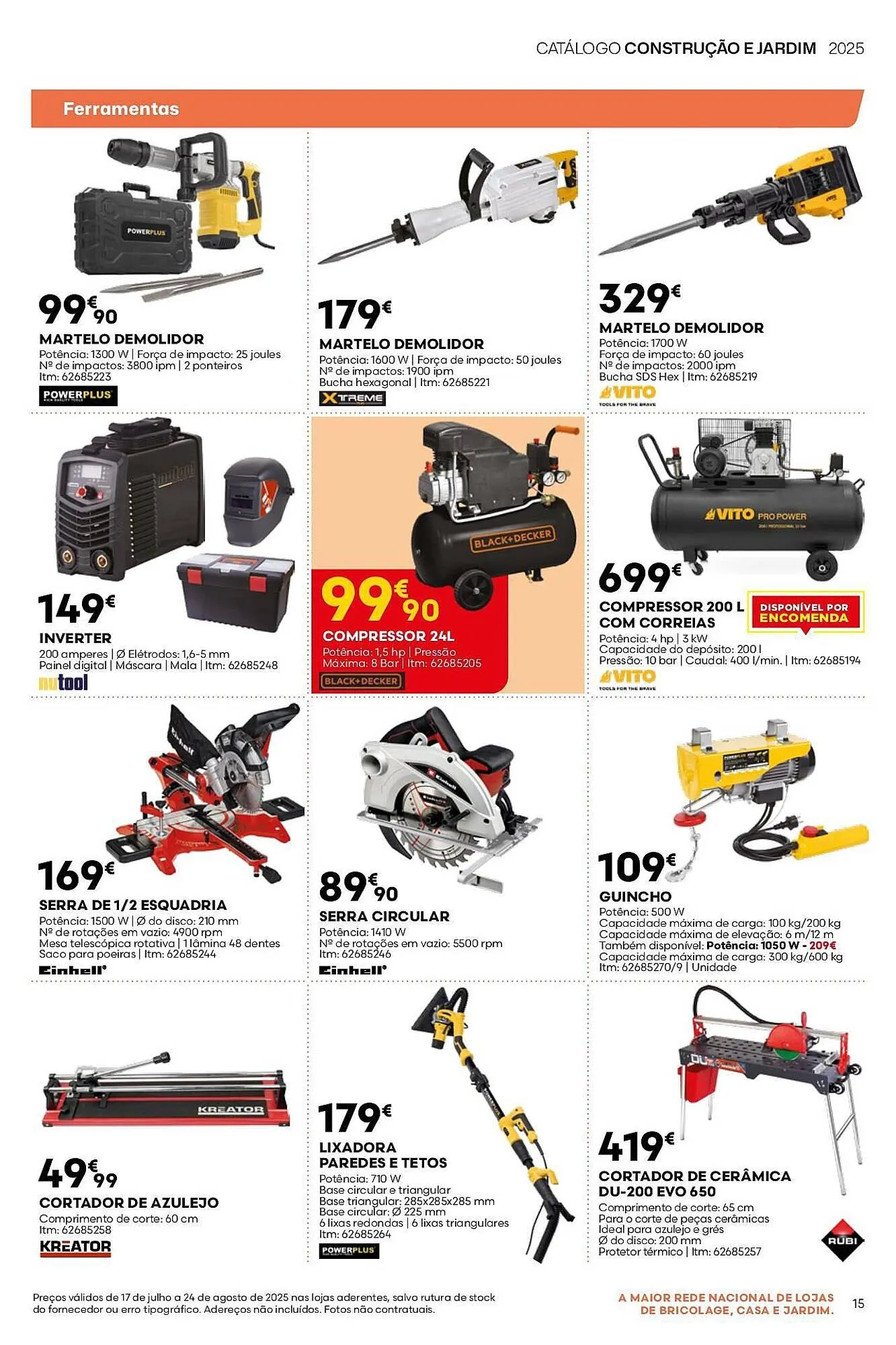 Folheto Folheto Bricomarché de 16 de julho até 24 de agosto 2025 - Pagina 15