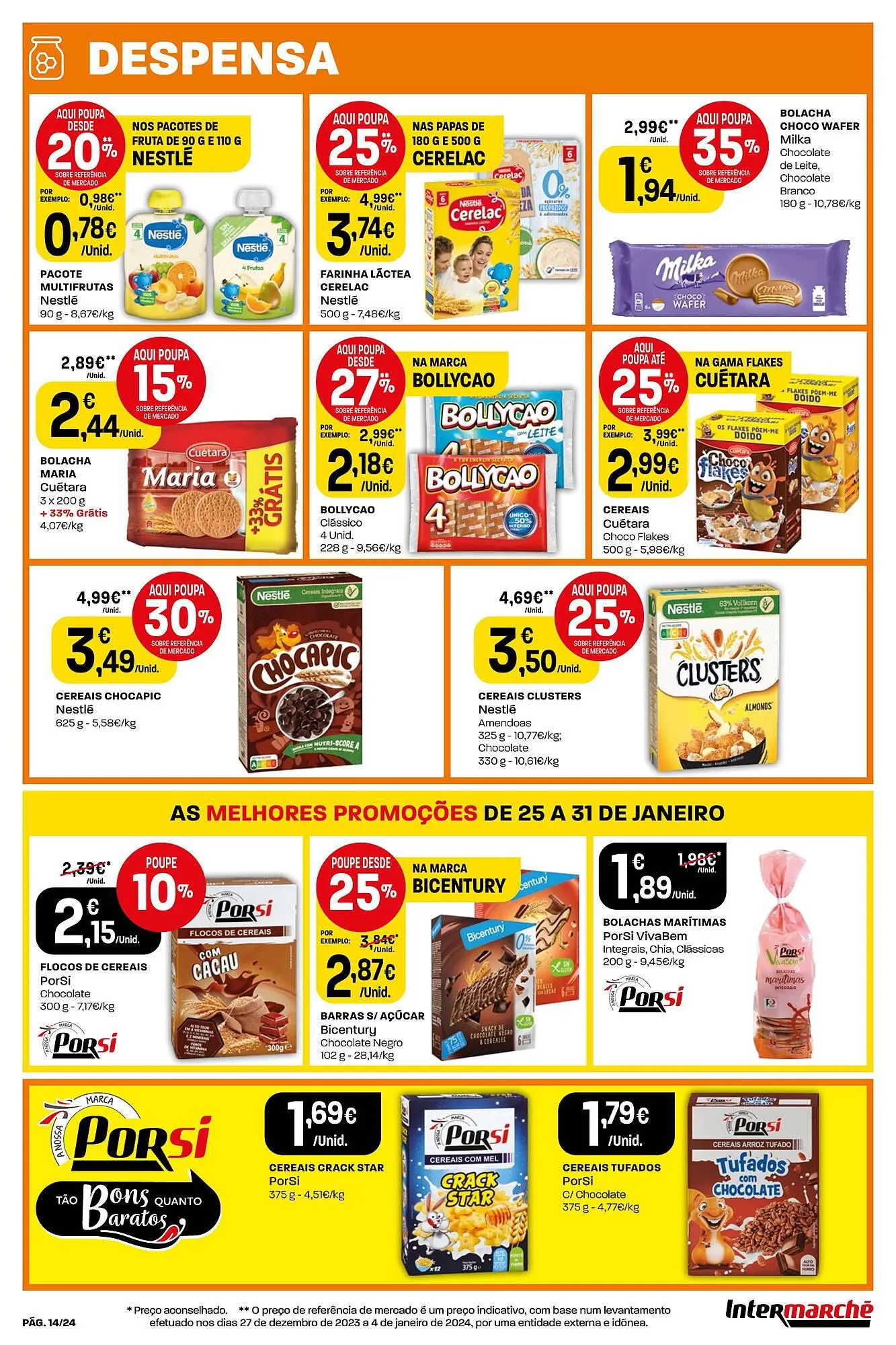 Folheto Folheto Intermarché de 25 de janeiro até 31 de janeiro 2024 - Pagina 14