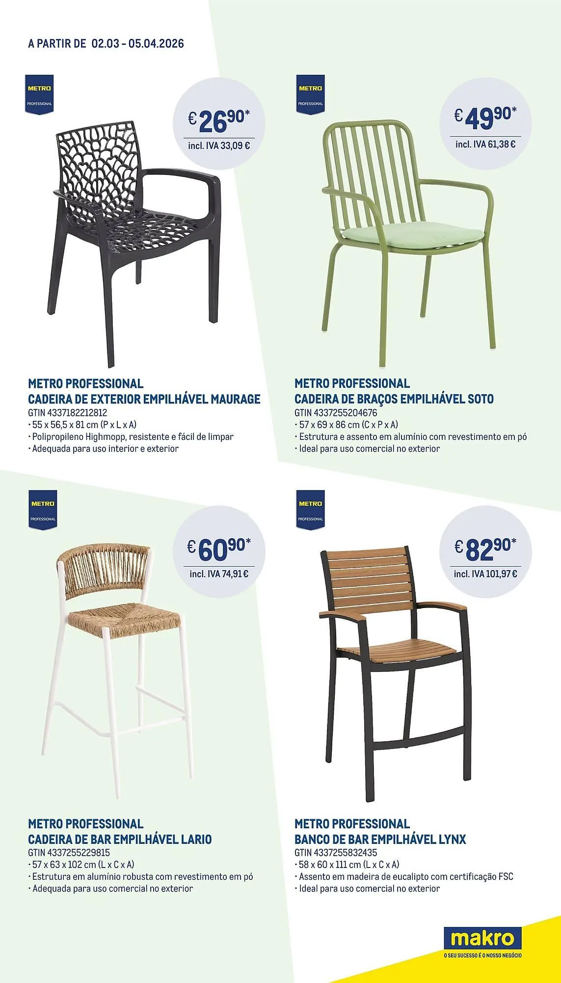 Folheto Catálogo Makro de 2 de março até 5 de abril 2026 - Pagina 2