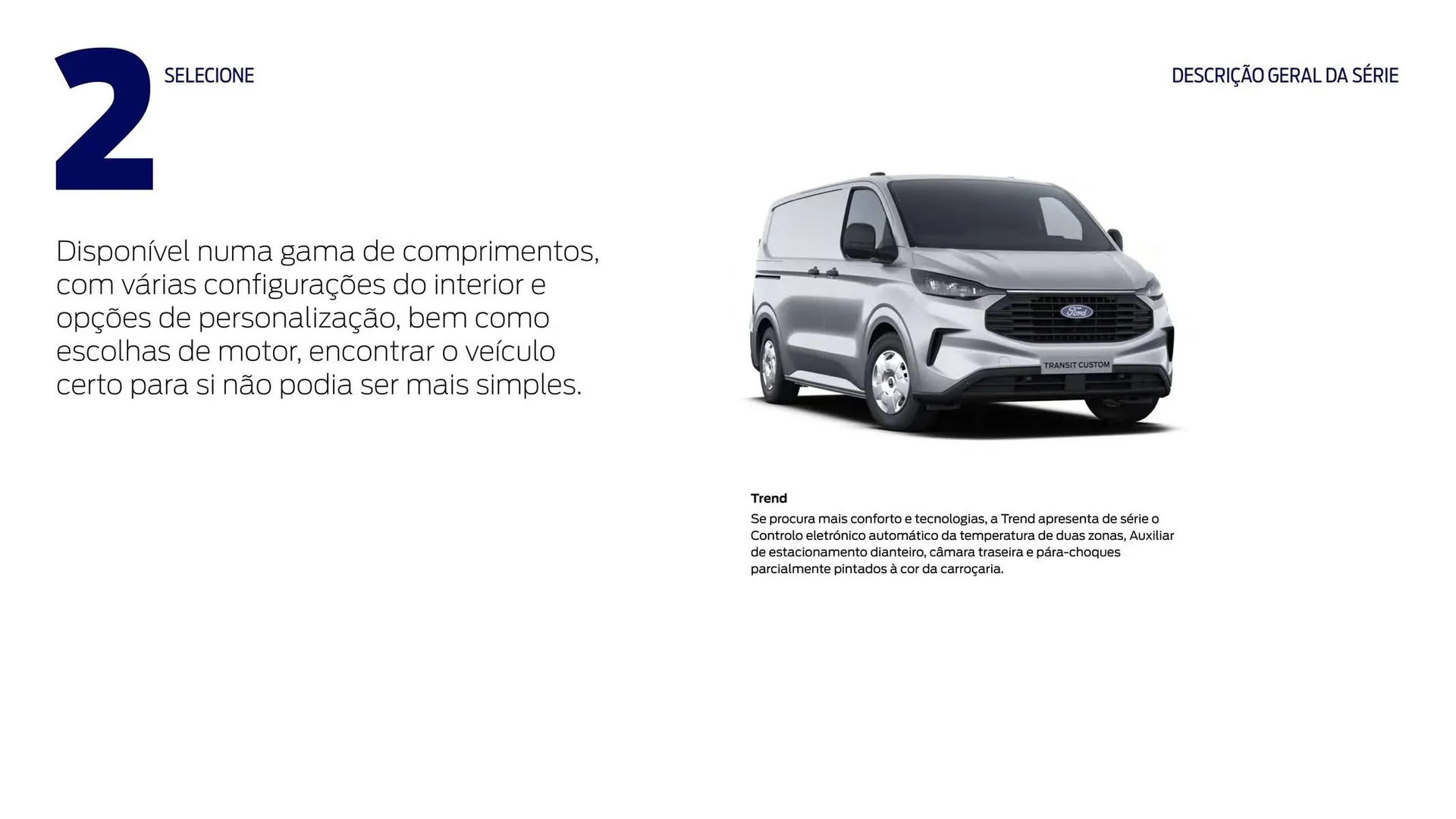 Folheto Folheto Ford TRANSIT CUSTOM de 22 de fevereiro até 22 de fevereiro 2025 - Pagina 20