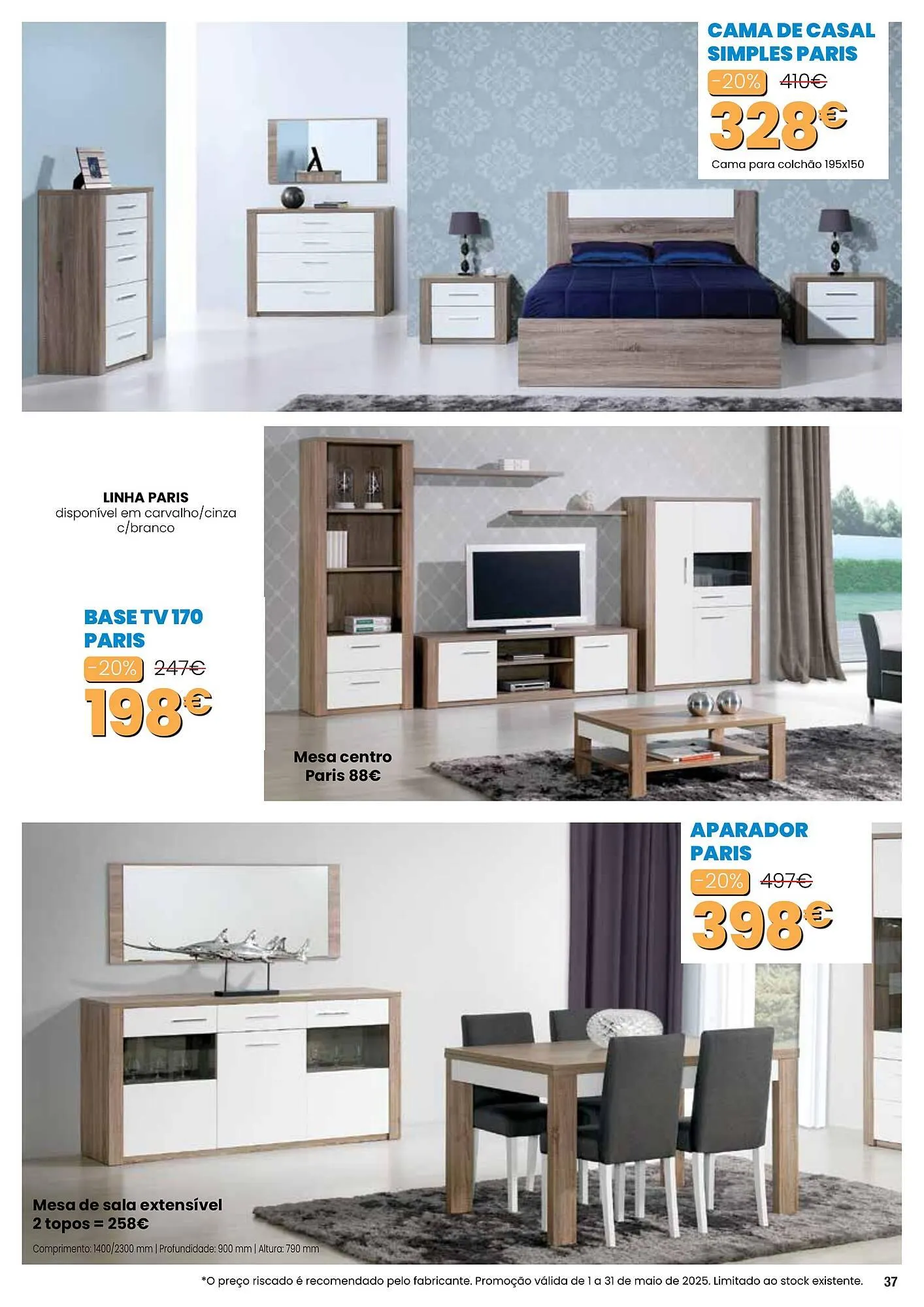 Folheto Folheto Hiper Centro do Móvel de 1 de maio até 31 de maio 2025 - Pagina 37