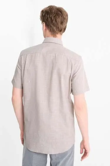 Business shirt - regular fit - button-down collar