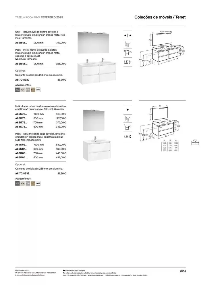 Folheto Soluções de Banho  de 6 de janeiro até 31 de dezembro 2025 - Pagina 325