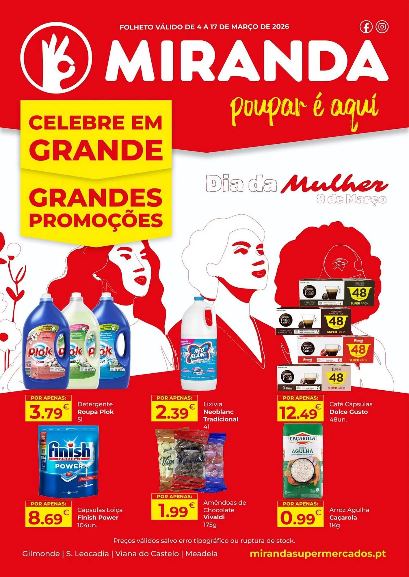 Folheto Folheto Miranda Supermercados de 4 de março até 17 de março 2026 - Pagina 1