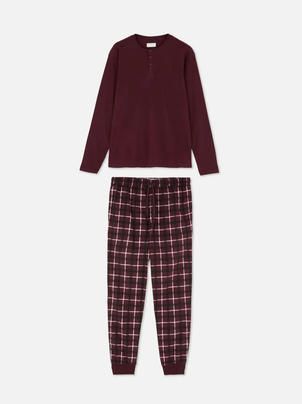 Pijama calças xadrez