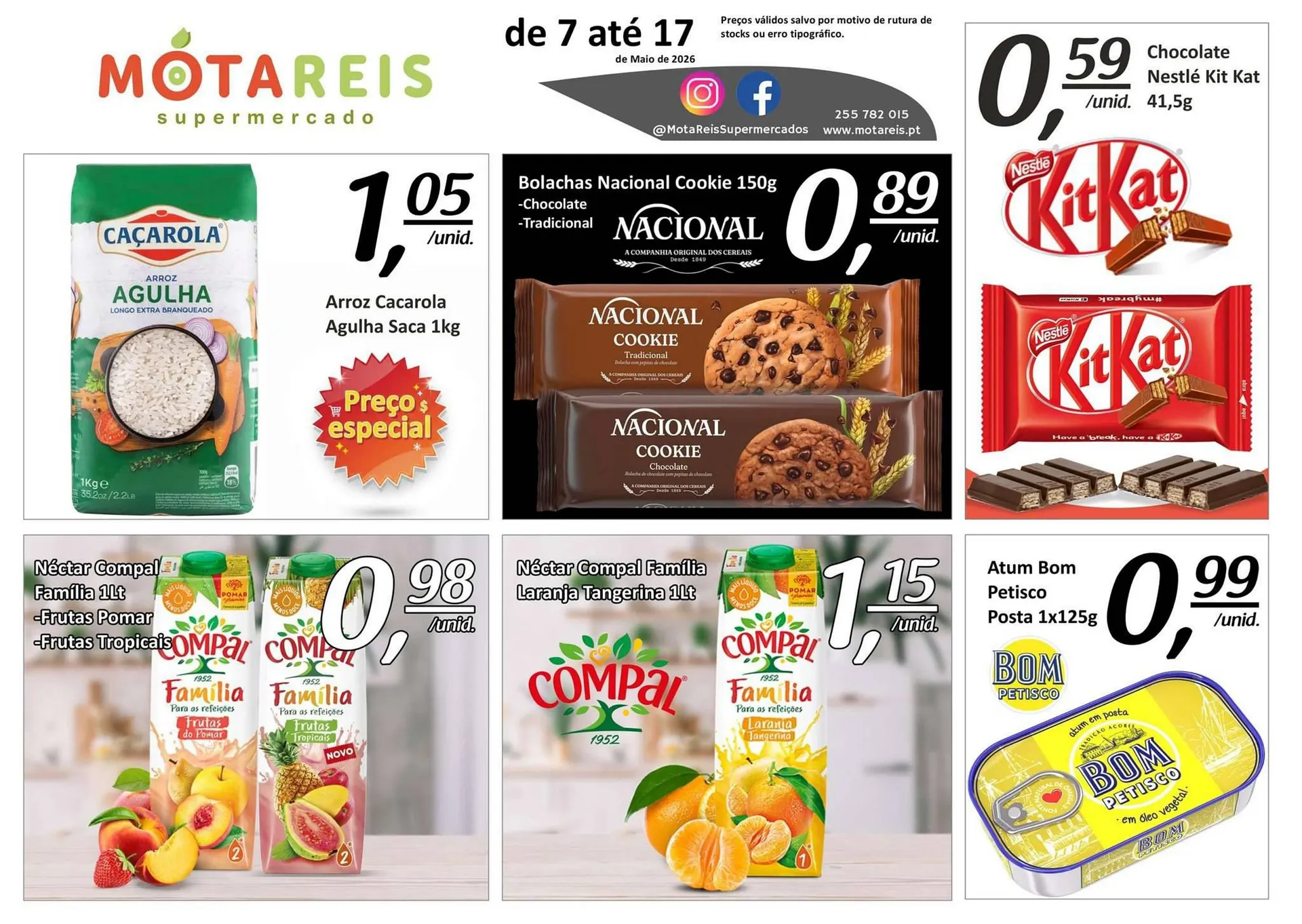 Folheto Folheto Mota Reis de 7 de maio até 17 de maio 2026 - Pagina 1