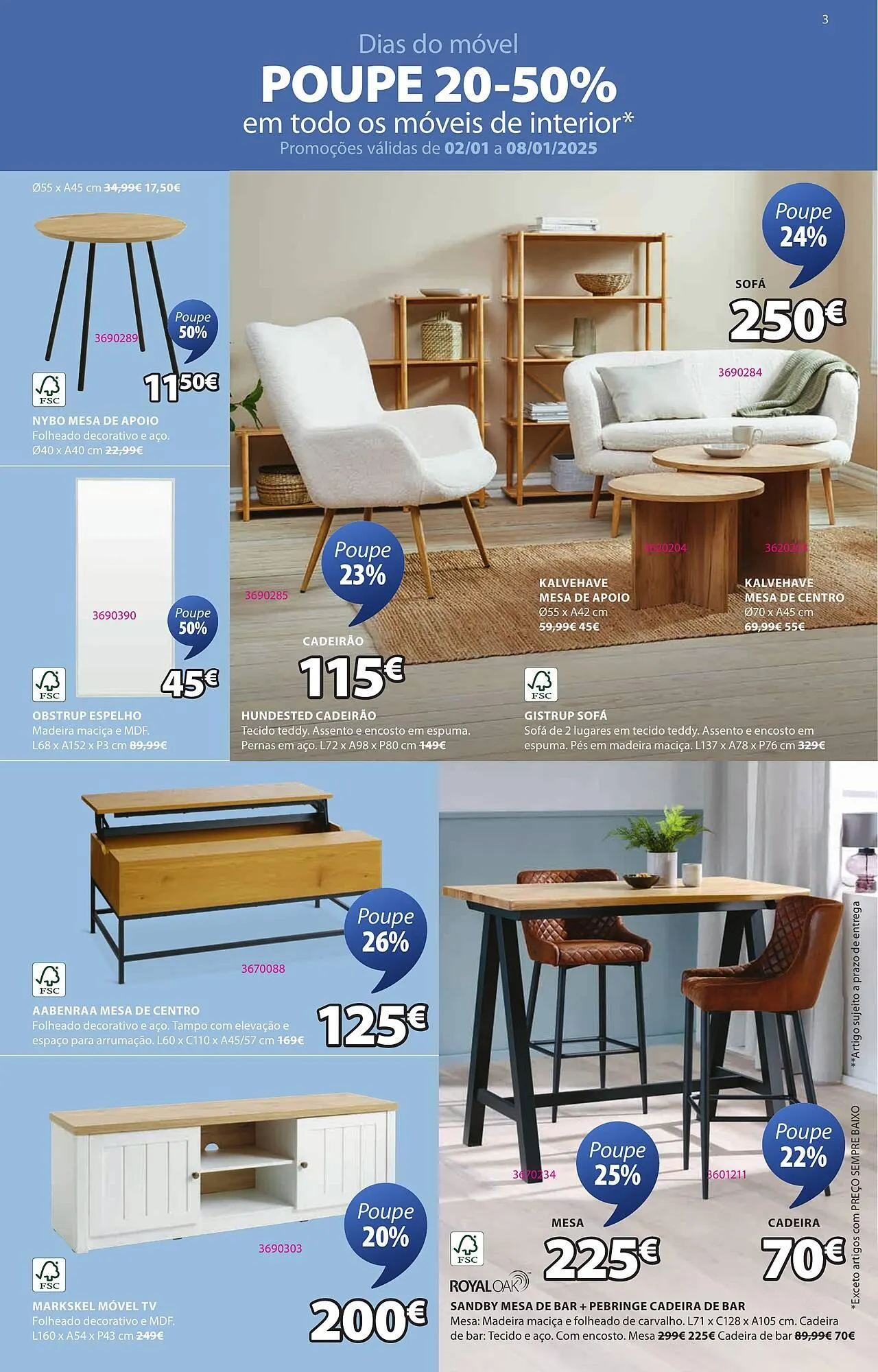 Folheto Folheto JYSK de 2 de janeiro até 12 de fevereiro 2025 - Pagina 3