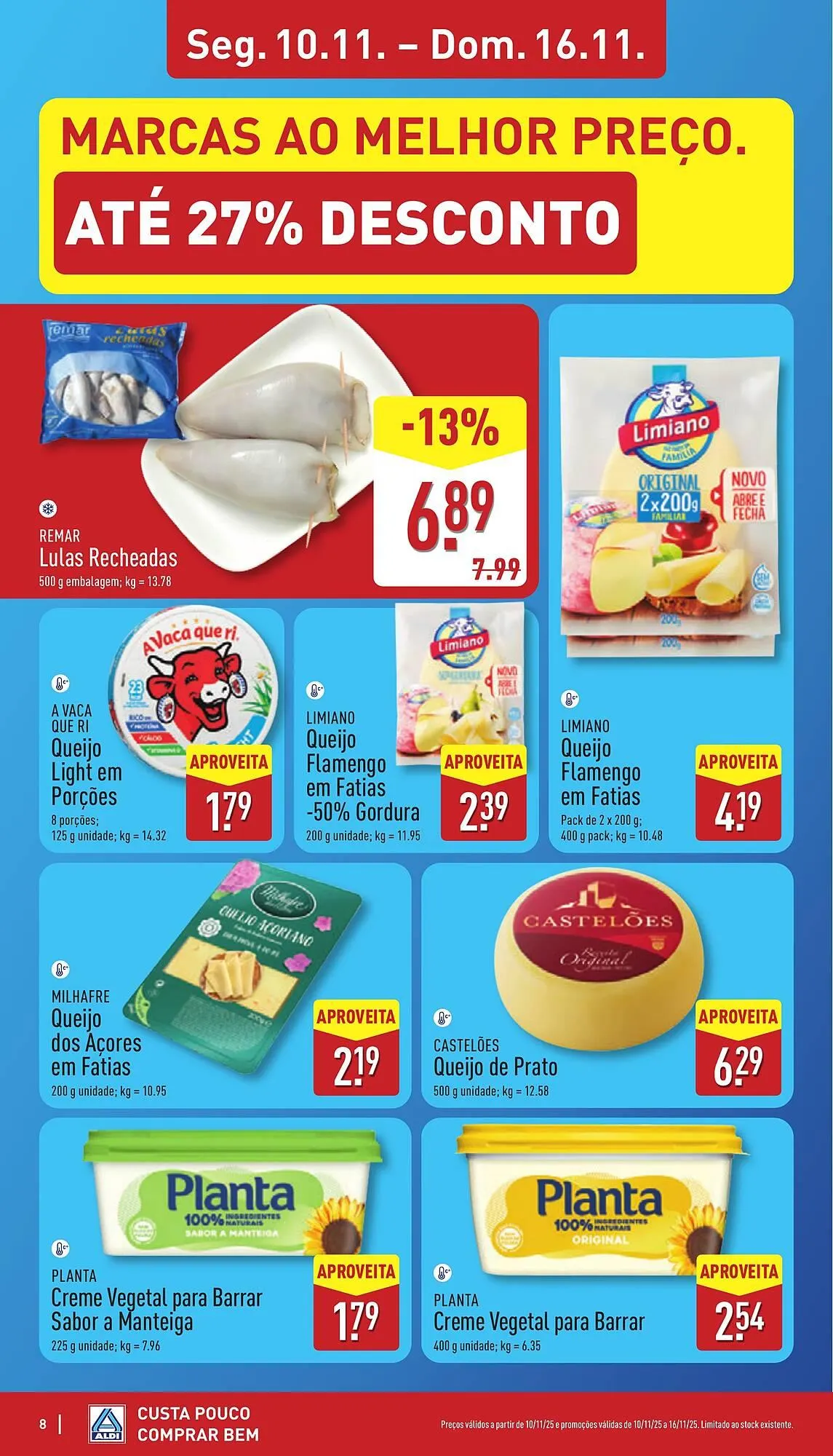 Folheto Folheto ALDI de 10 de novembro até 16 de novembro 2025 - Pagina 8