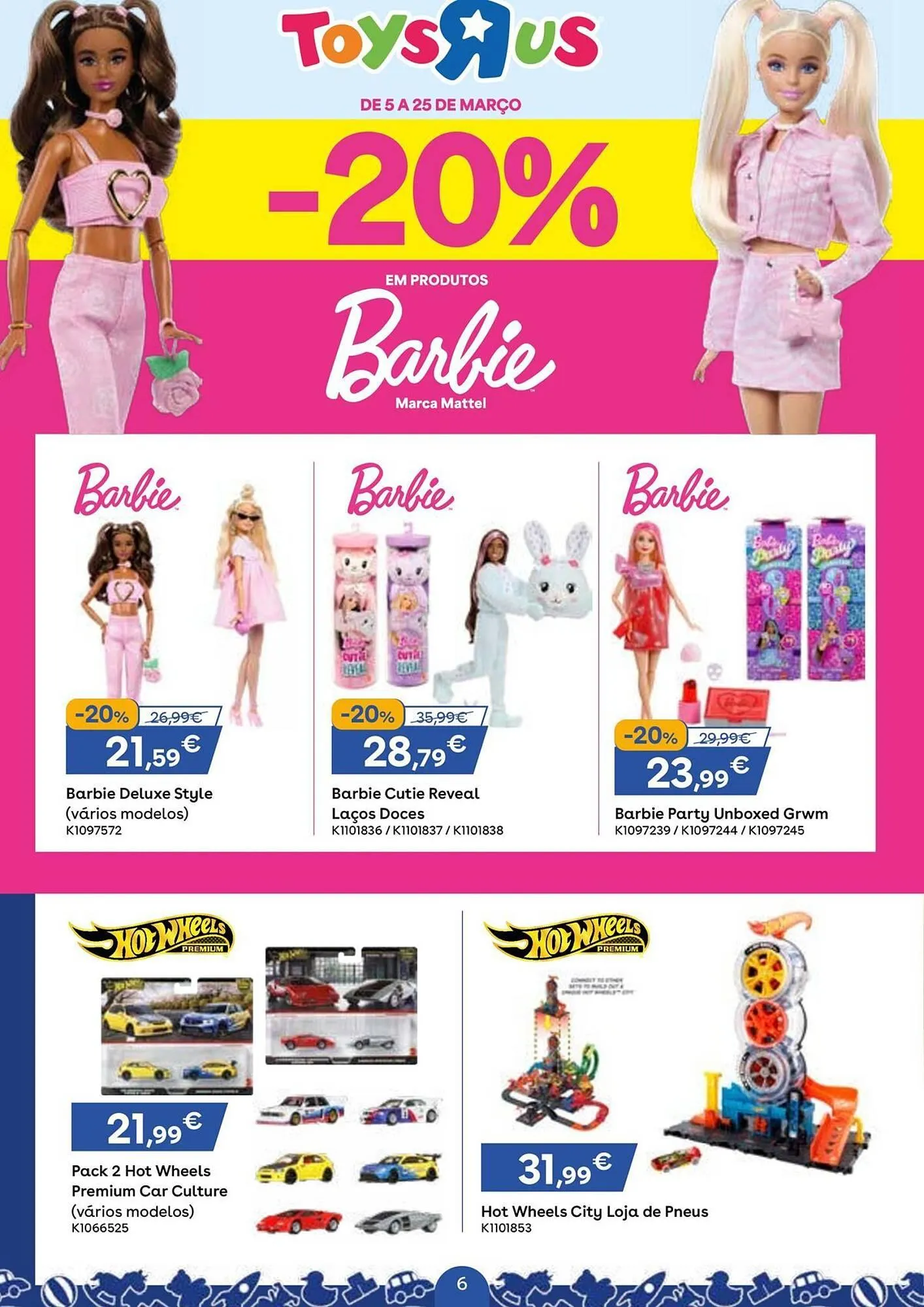 Folheto Catálogo Toys R Us de 5 de março até 25 de março 2026 - Pagina 6