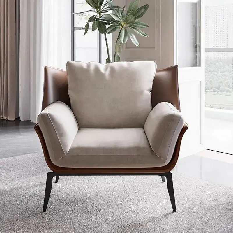 Single recliner sofa living room armchair leisure chair living room modern leisure sofa chair