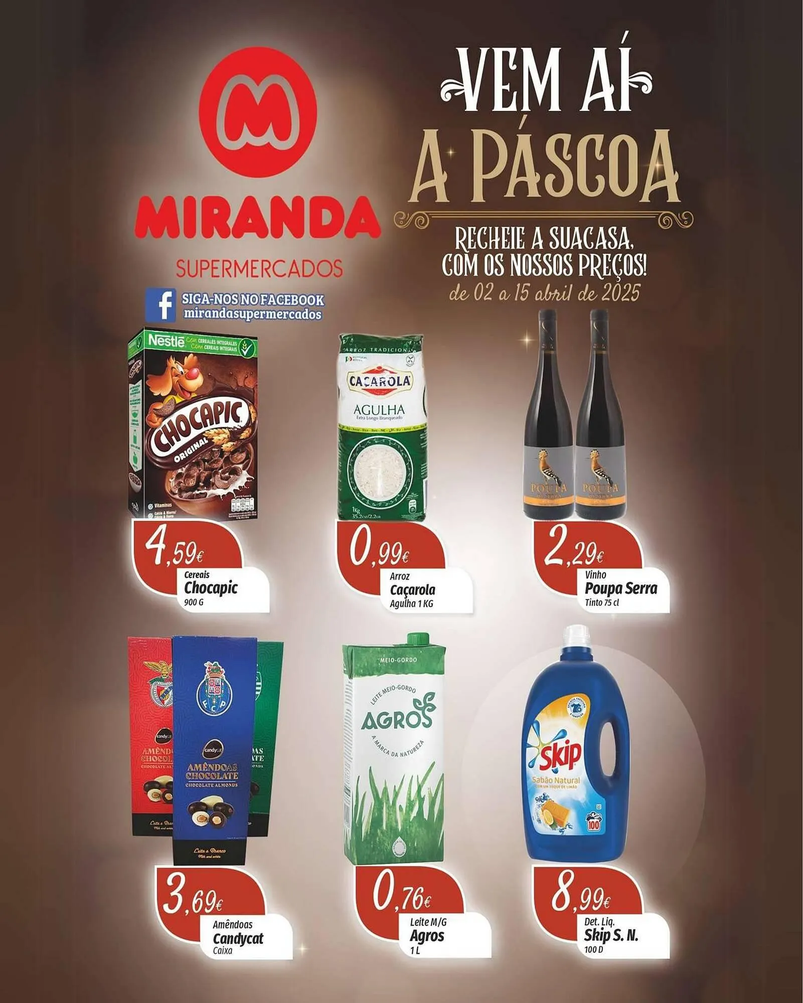 Folheto Folheto Miranda Supermercados de 2 de abril até 15 de abril 2025 - Pagina 1