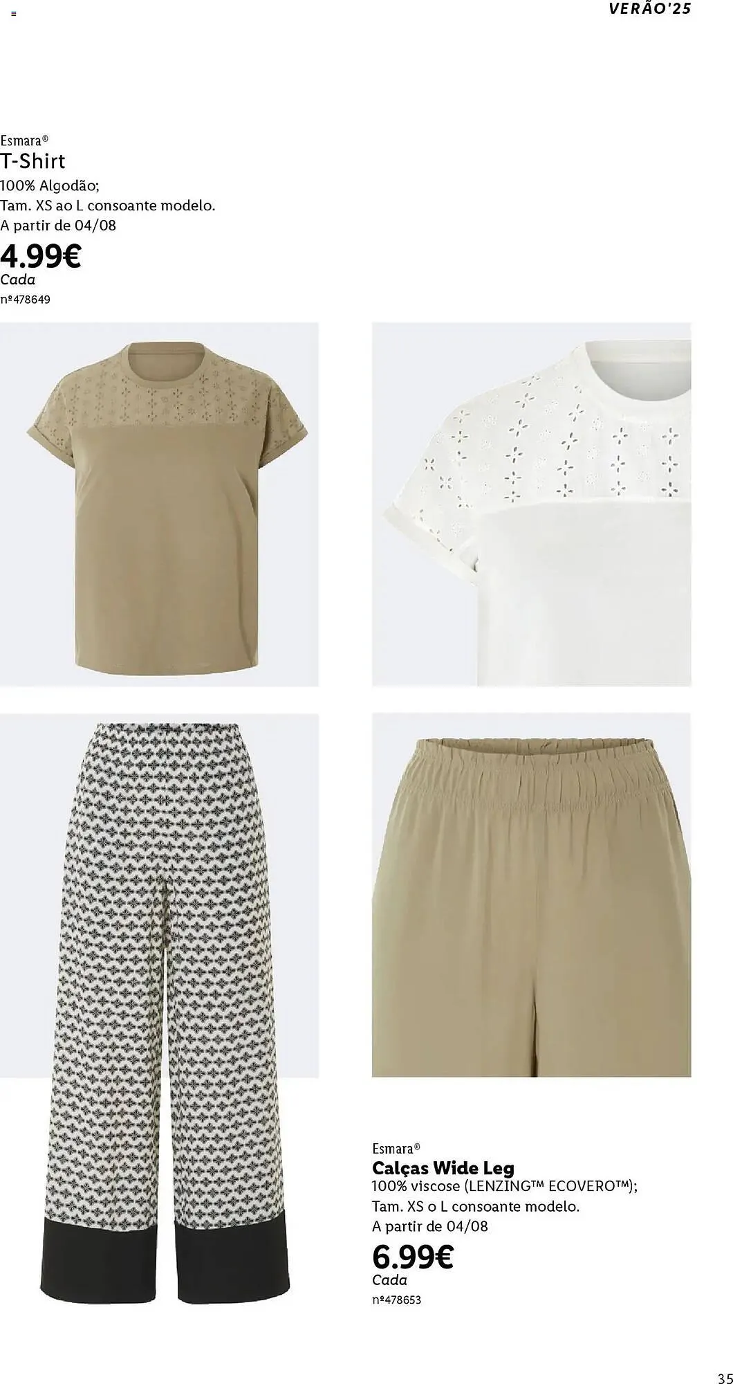 Folheto Folheto Lidl de 2 de junho até 18 de agosto 2025 - Pagina 35