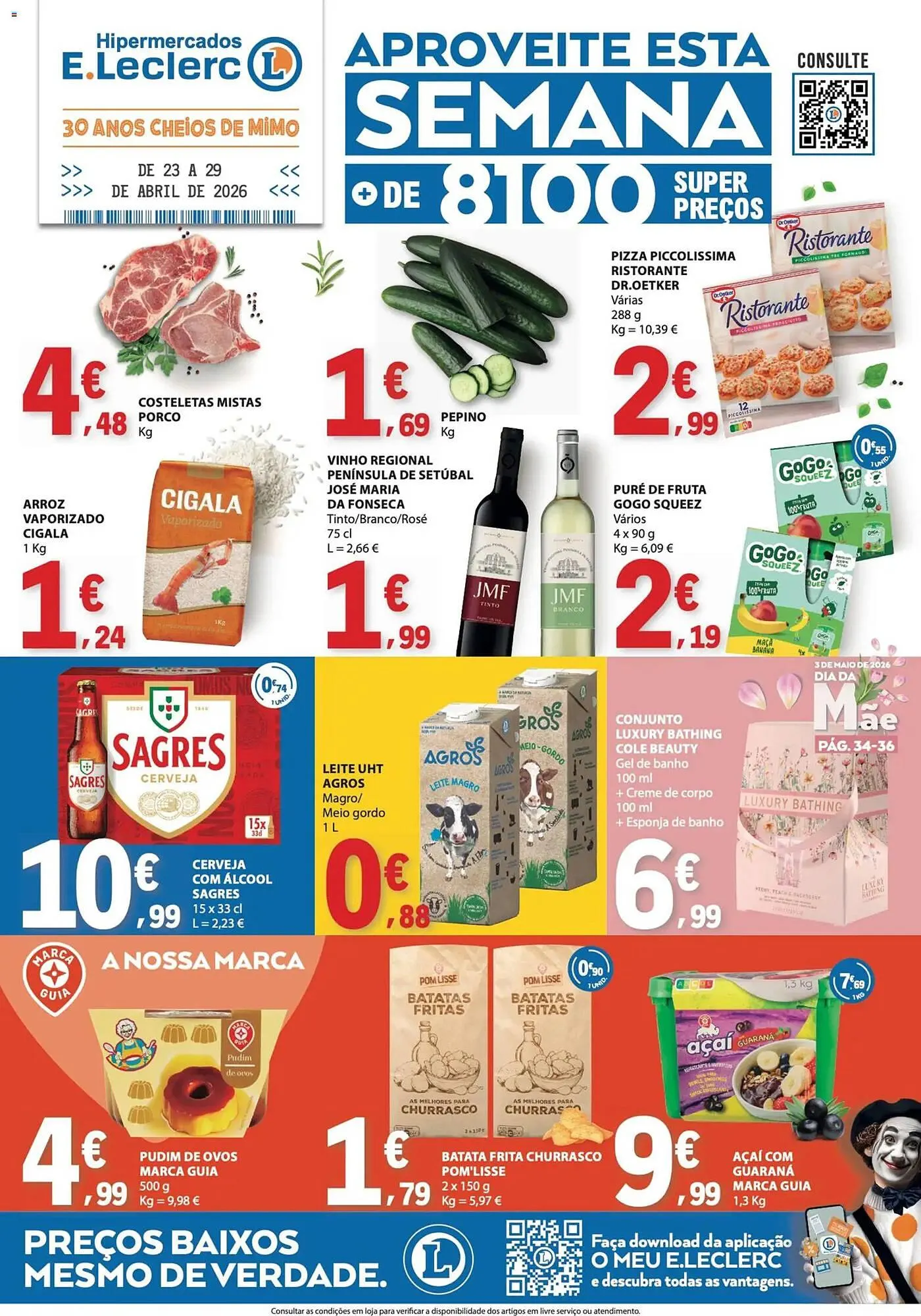 Folheto Folheto E.Leclerc de 23 de abril até 30 de abril 2026 - Pagina 1