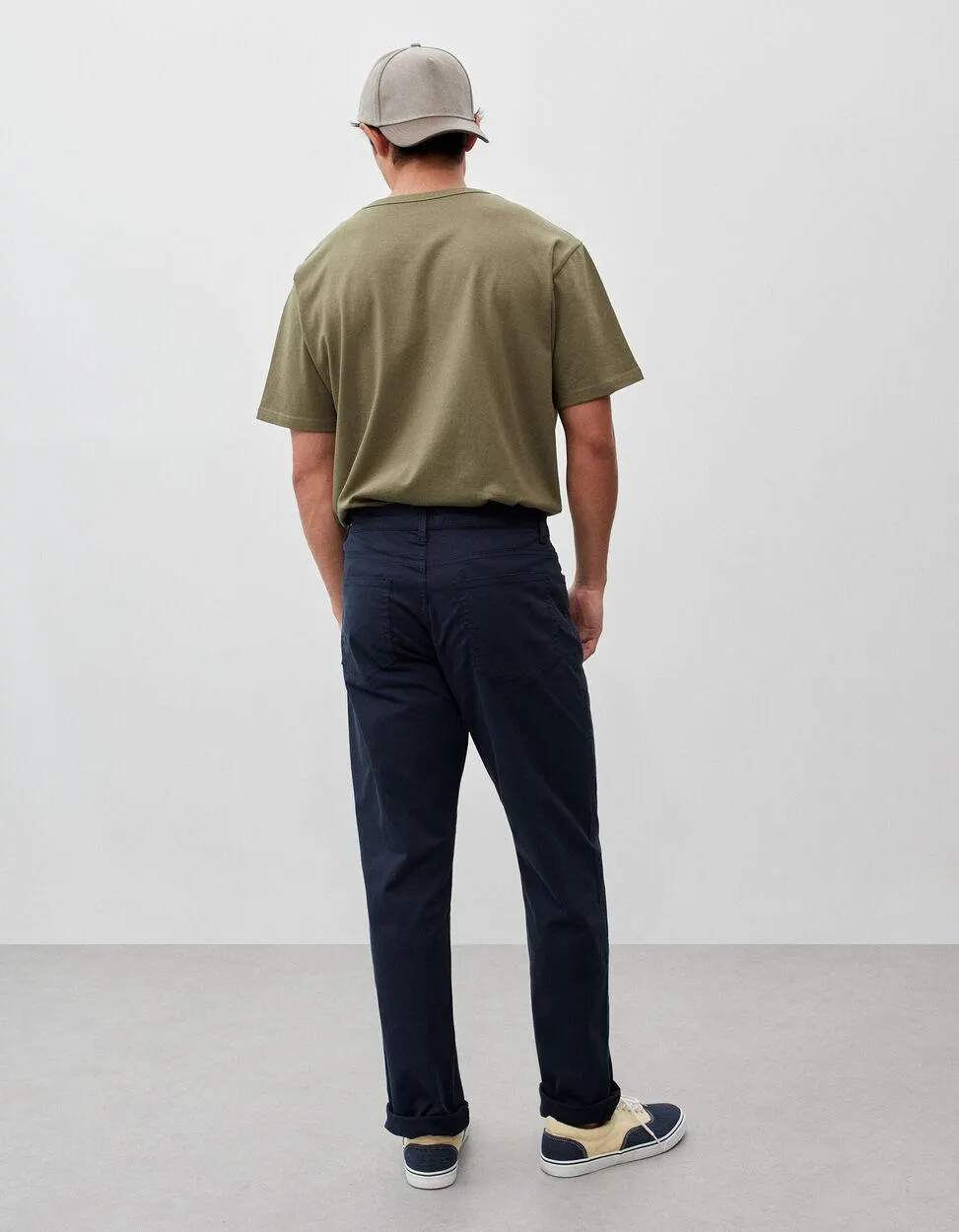 Calças 'Slim fit', Homem, Azul Escuro