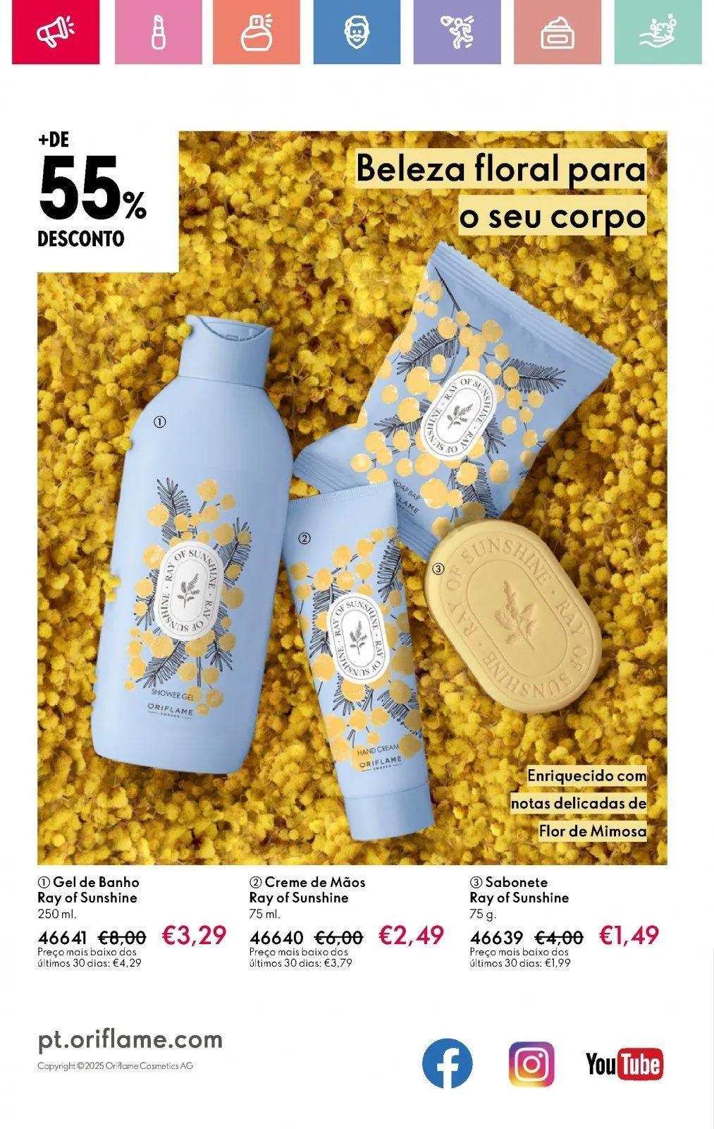 Folheto Folheto de Oriflame até 05.07.2025 de 18 de junho até 5 de julho 2025 - Pagina 164